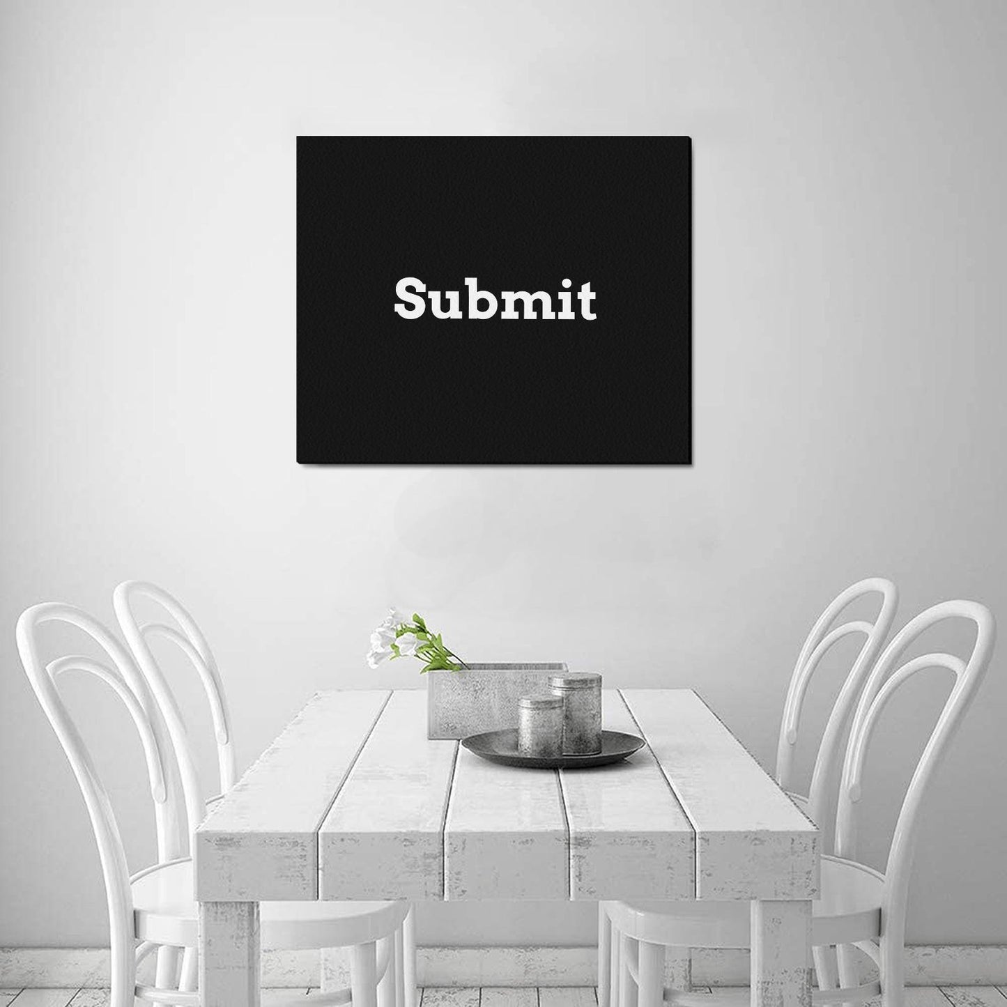 Frame Canvas Print - 24"x20" - Made in the USA - "Submit" - All-Over Printing - Premium Artwork from Concordia Style Boutique - Just $46.52! Shop now at Concordia Style Boutique