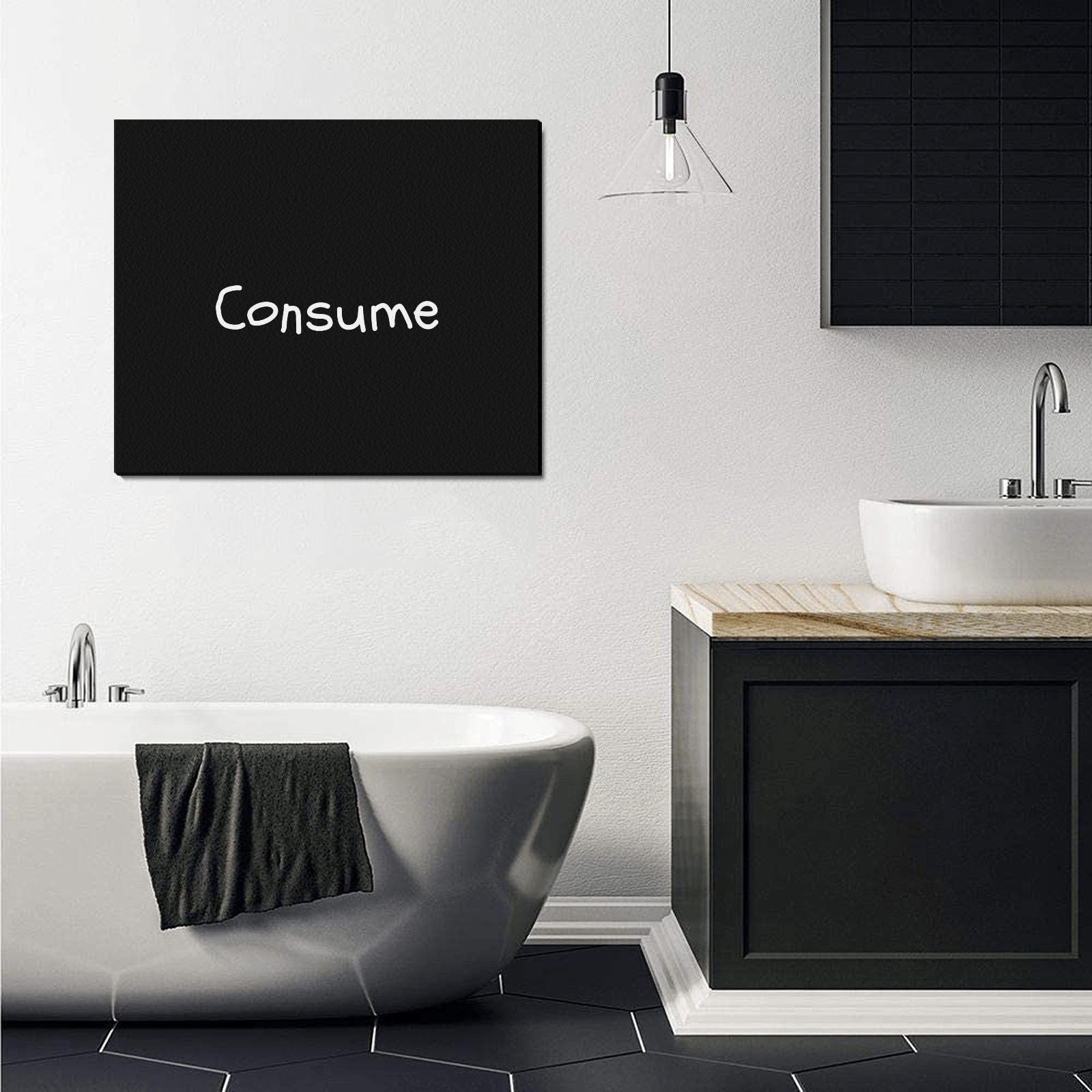 Frame Canvas -  Print 24"x20"- Made in the USA - "Consume" - All-Over Printing - Premium Artwork from Concordia Style Boutique - Just $46.52! Shop now at Concordia Style Boutique