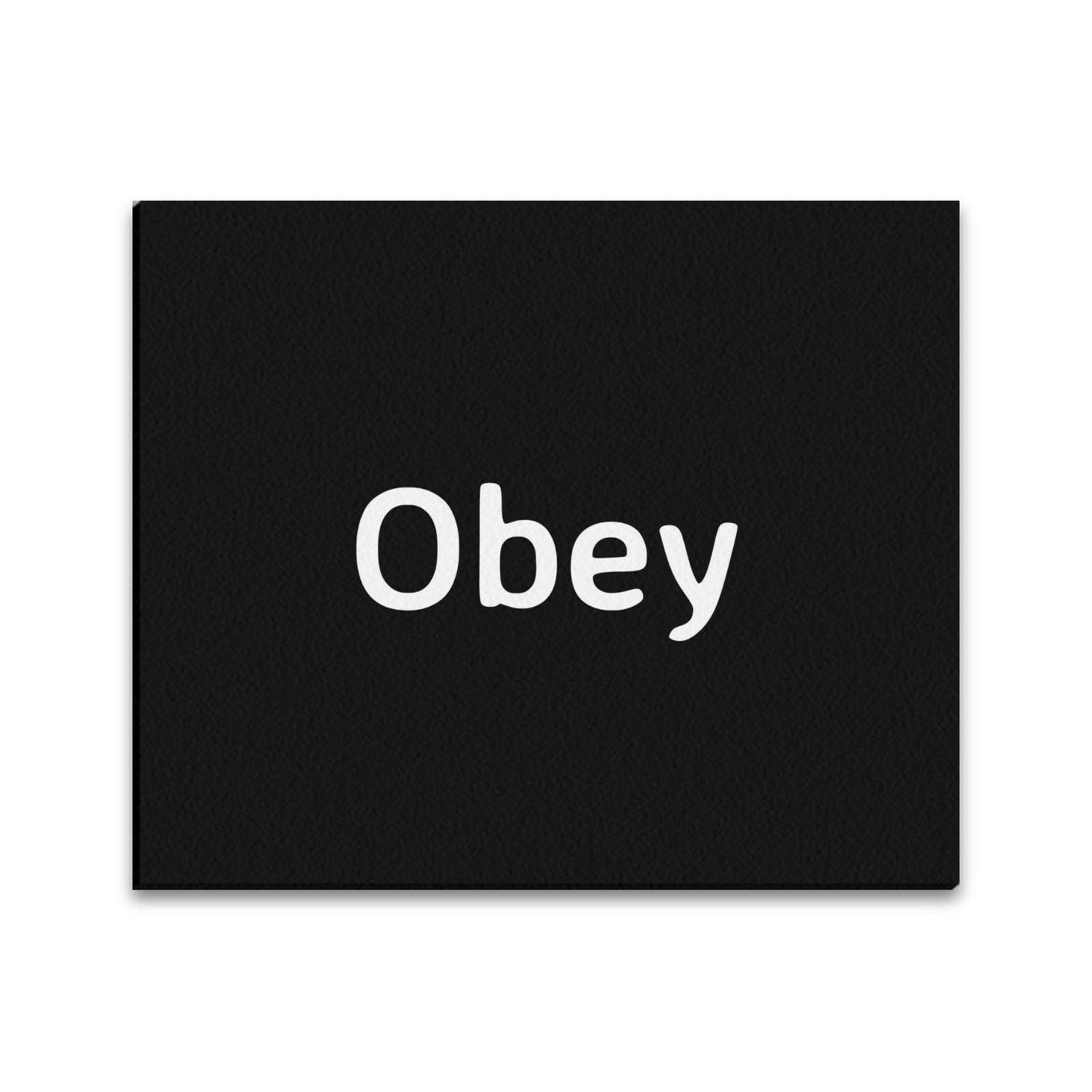 Frame Canvas Print - 24"x20" - Made in the USA - "Obey" - All-Over Printing - Premium Artwork from Concordia Style Boutique - Just $46.52! Shop now at Concordia Style Boutique