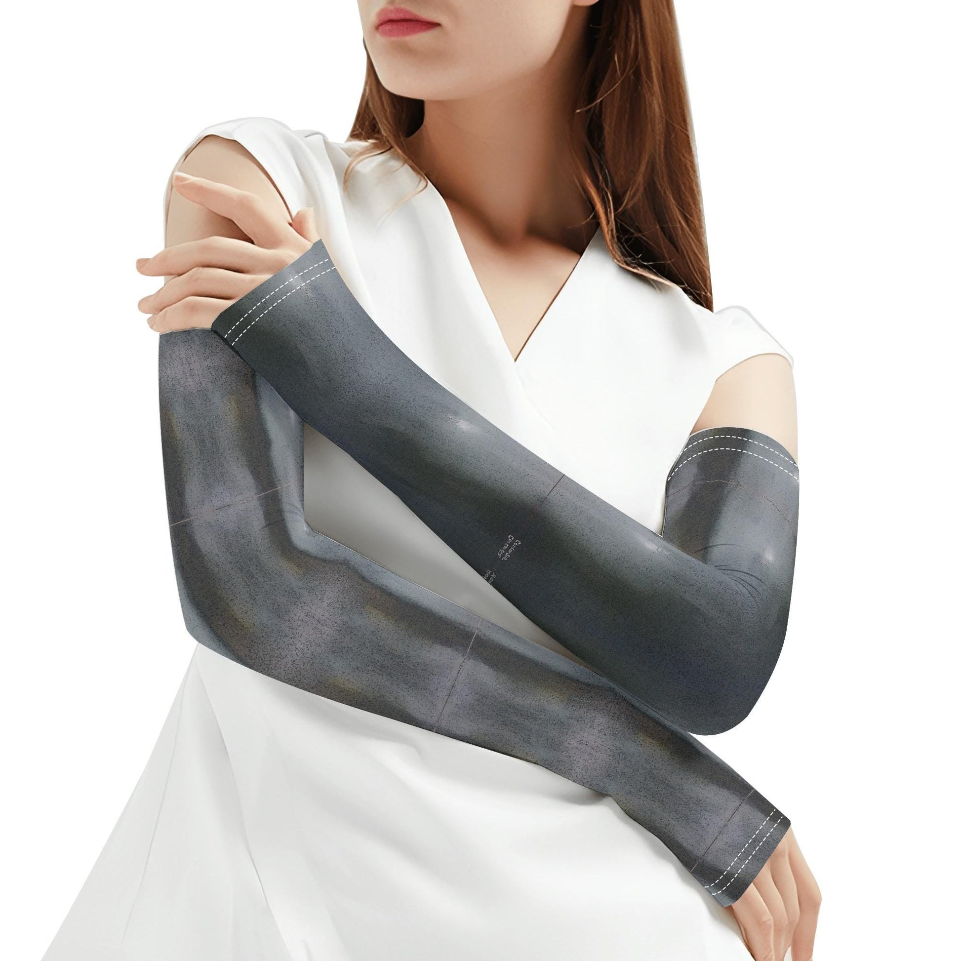 A Pair Cooling Arm Sleeves Arm Cover for UV Sun Protection - "The Alien" - Premium Arm Sleeves from Concordia Style Boutique - Just $14.98! Shop now at Concordia Style Boutique