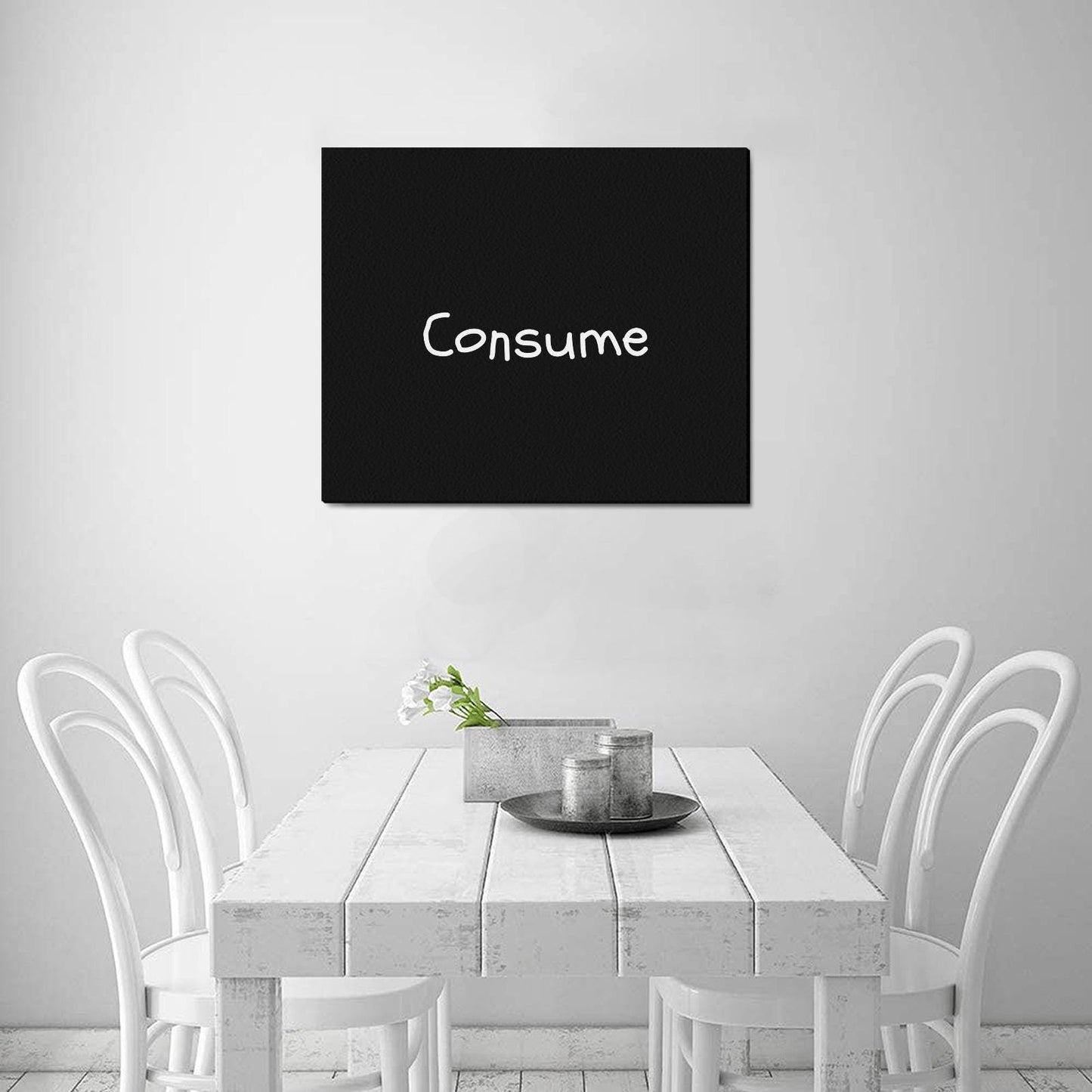 Frame Canvas -  Print 24"x20"- Made in the USA - "Consume" - All-Over Printing - Premium Artwork from Concordia Style Boutique - Just $46.52! Shop now at Concordia Style Boutique