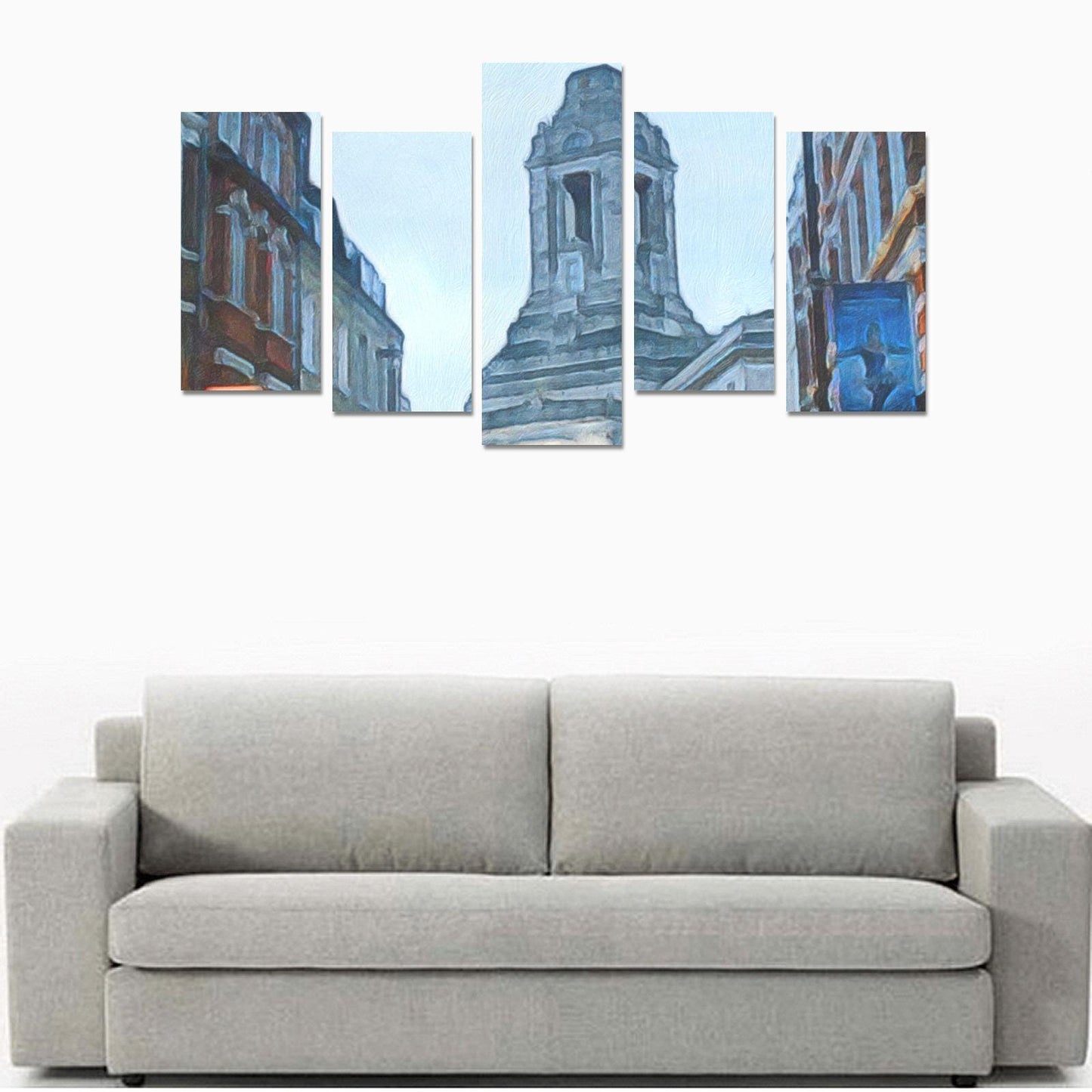 Canvas Wall Art Prints (No Frame) 5-Pieces - "A Grand Lodge" - One-side Printing - Premium Artwork from Concordia Style Boutique - Just $46.34! Shop now at Concordia Style Boutique