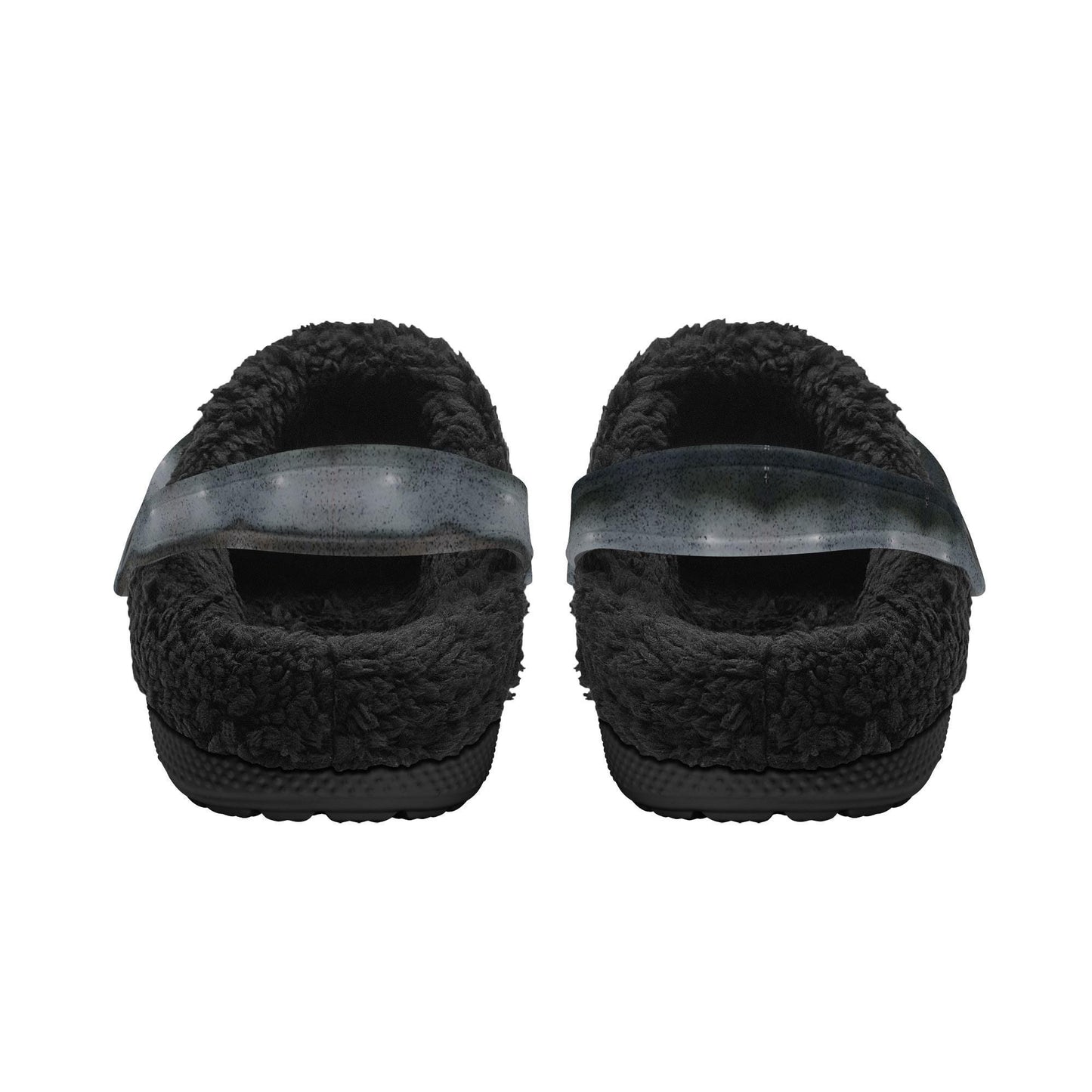 Adults Warm Black House Clogs for Winter-  Fur Lined Garden Slippers - "The Alien" - Premium House Clogs from Concordia Style Boutique - Just $35.98! Shop now at Concordia Style Boutique