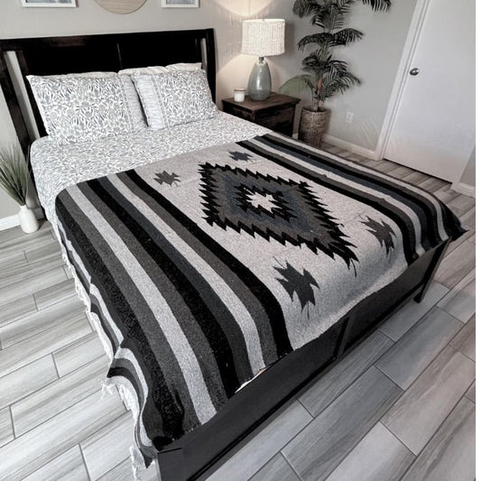 Midnight Mexican Diamond Yoga Blanket - Concordia Style Boutique