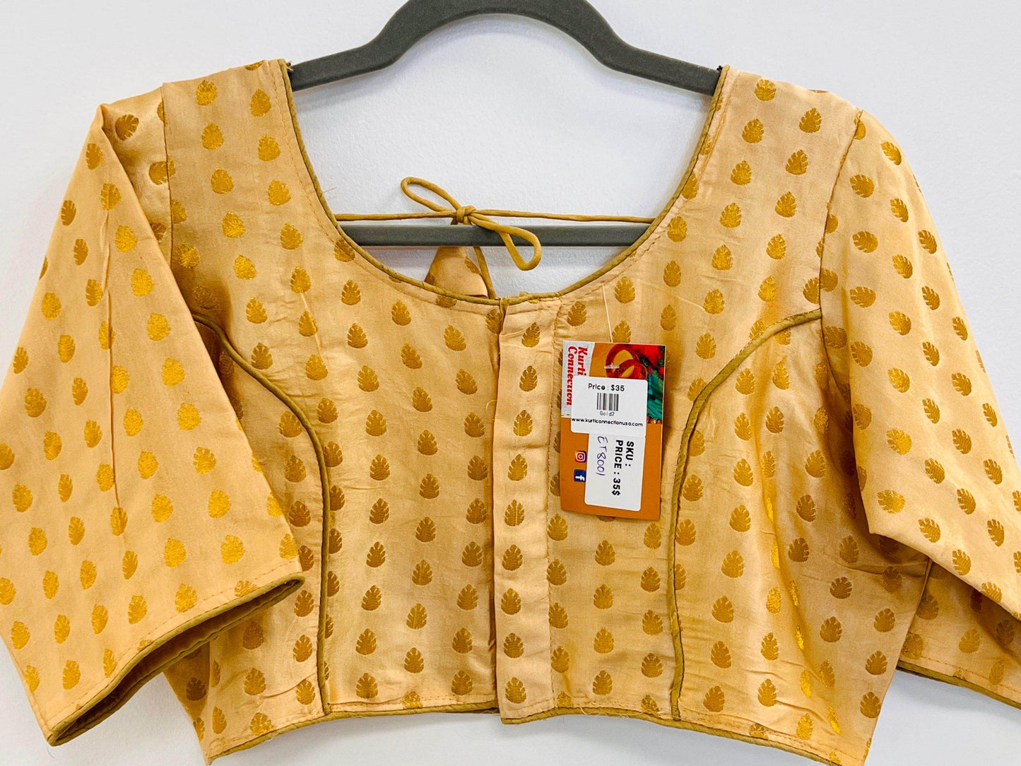 Gold blouse