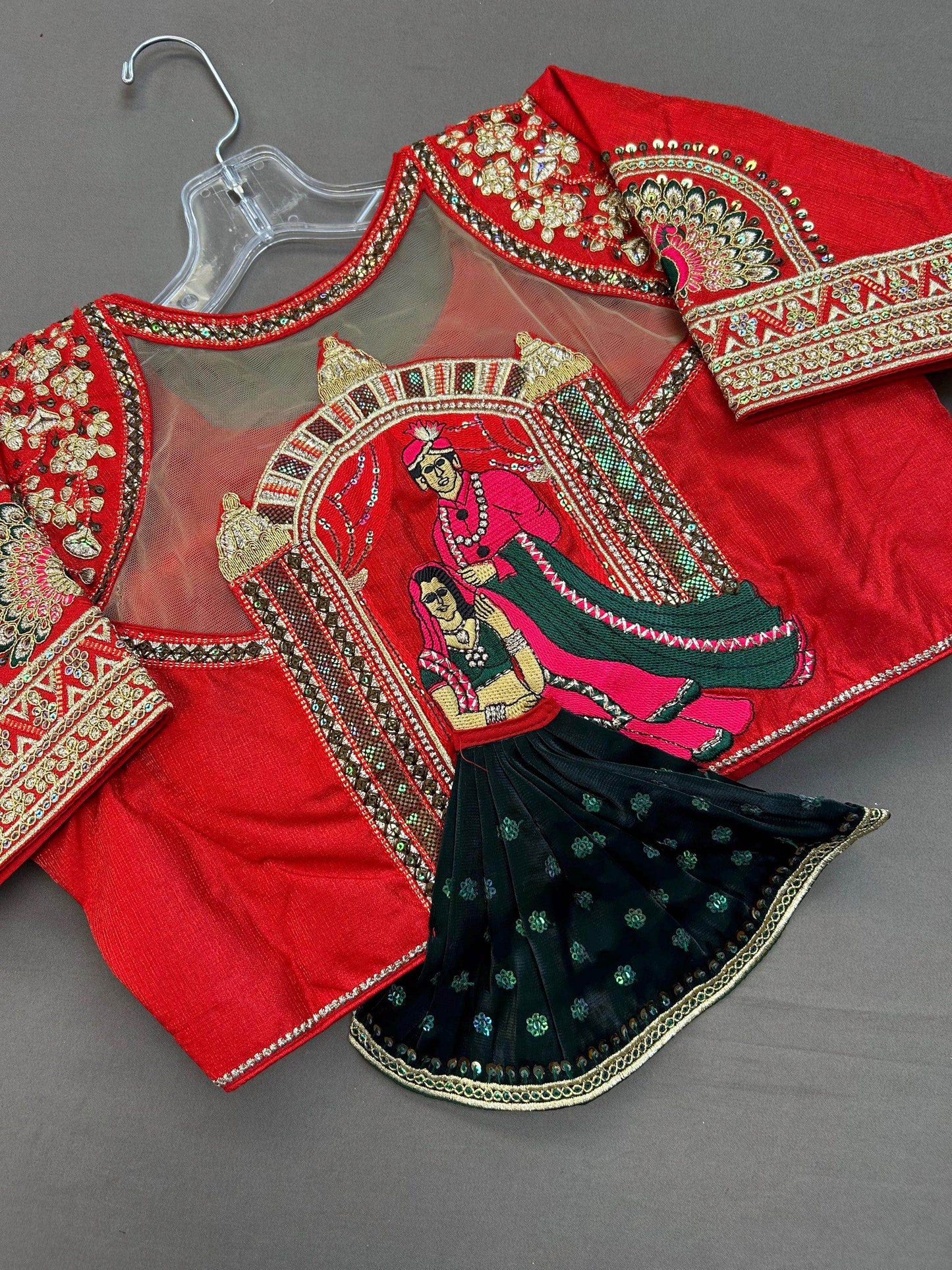 Dulha dulhan blouse