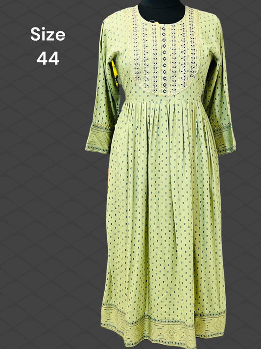 Cotton long kurti