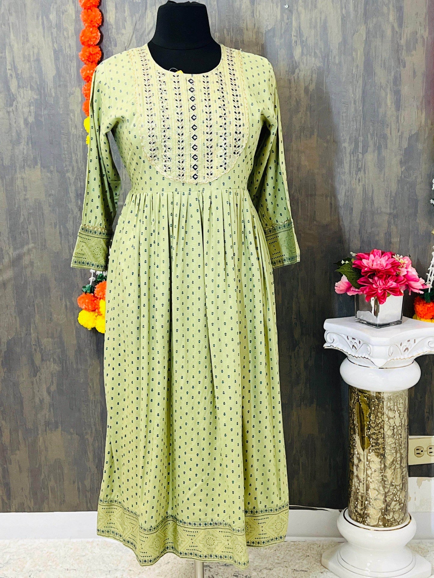 Cotton long kurti