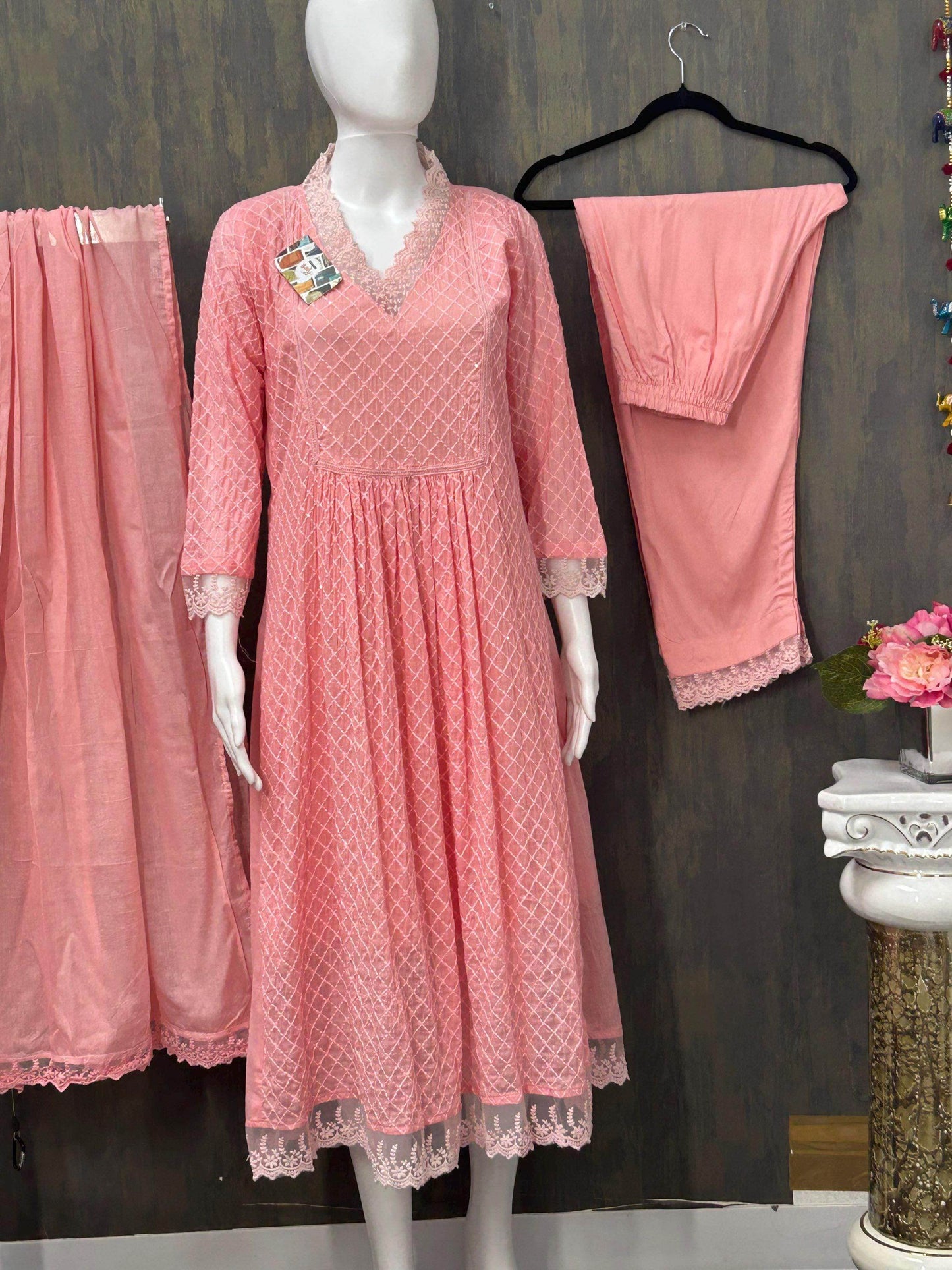 Cotton Kurti pant set