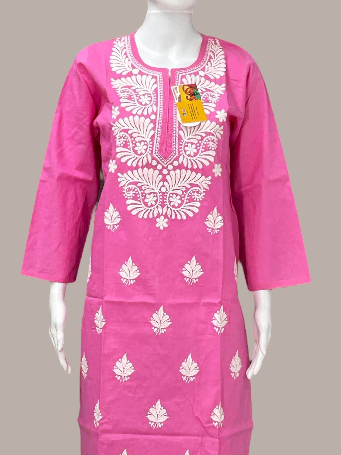 Cotton chikankari kurti