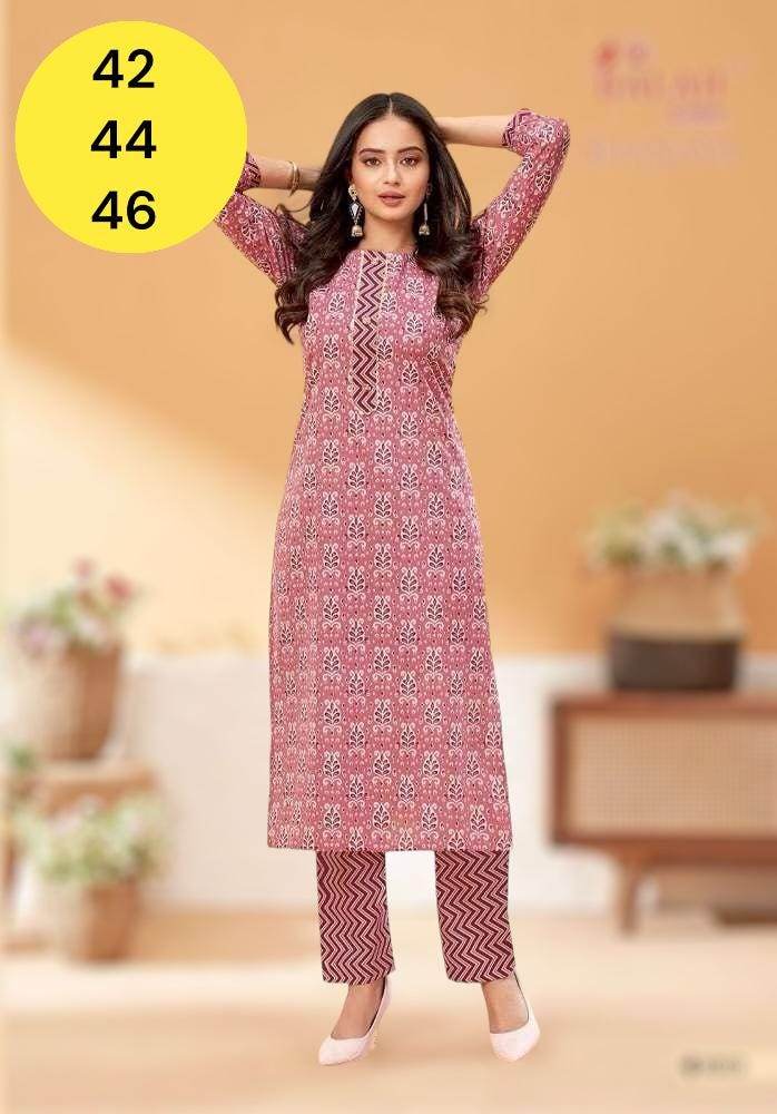Cotton kurti pant set