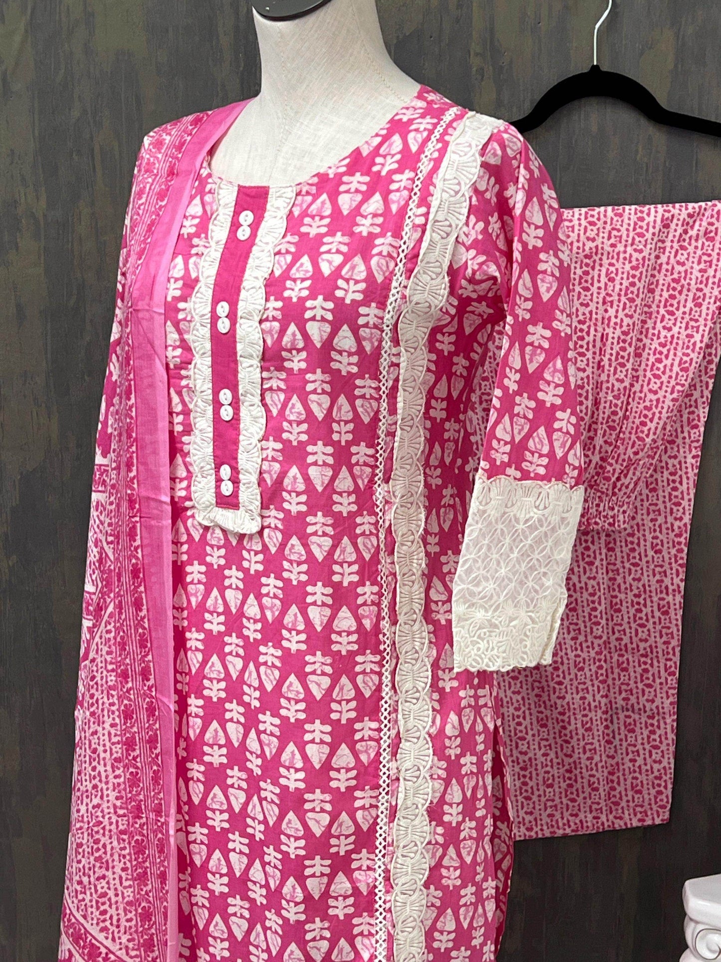 Cotton kurti pant set