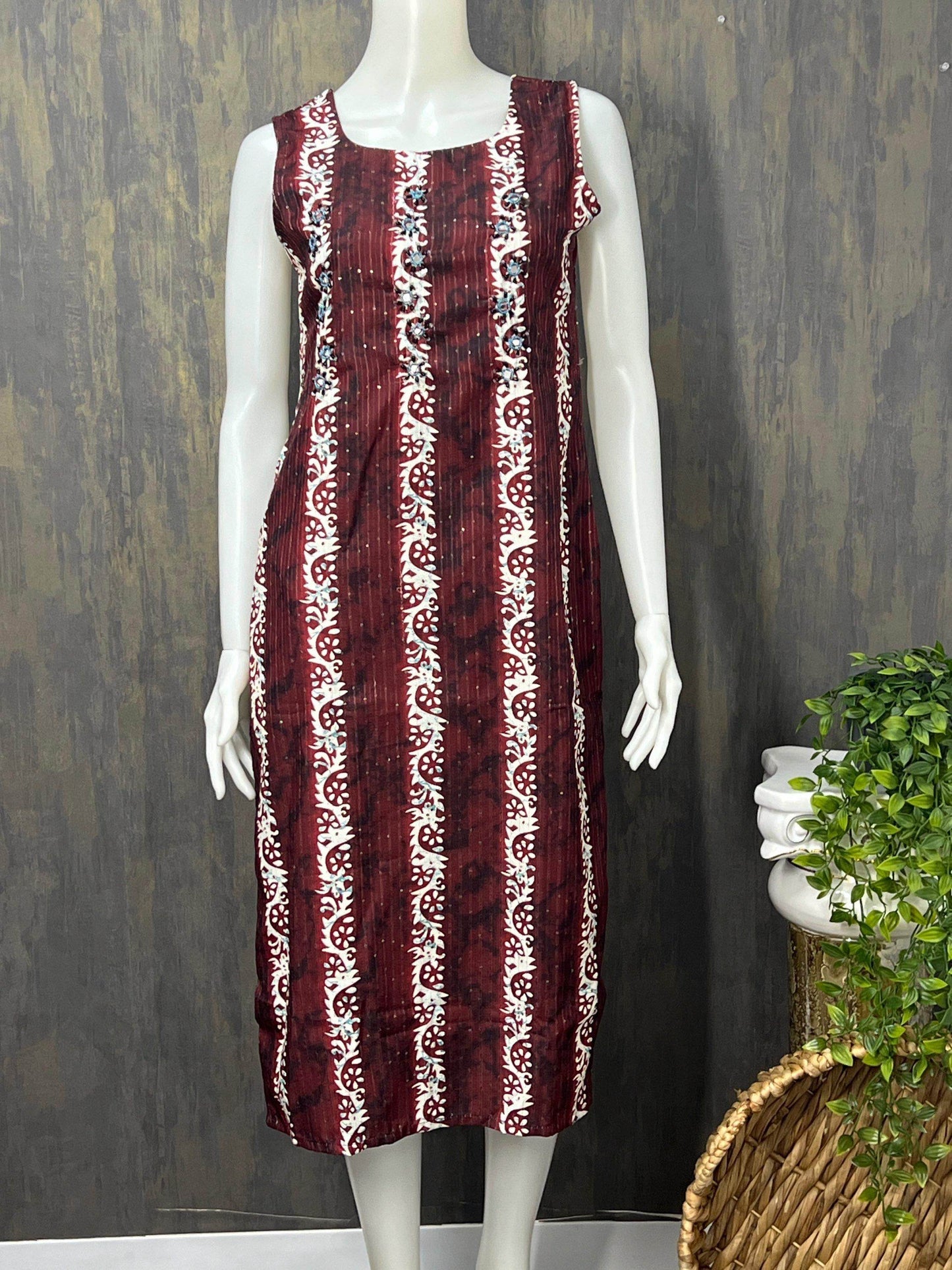 Batik print kurti