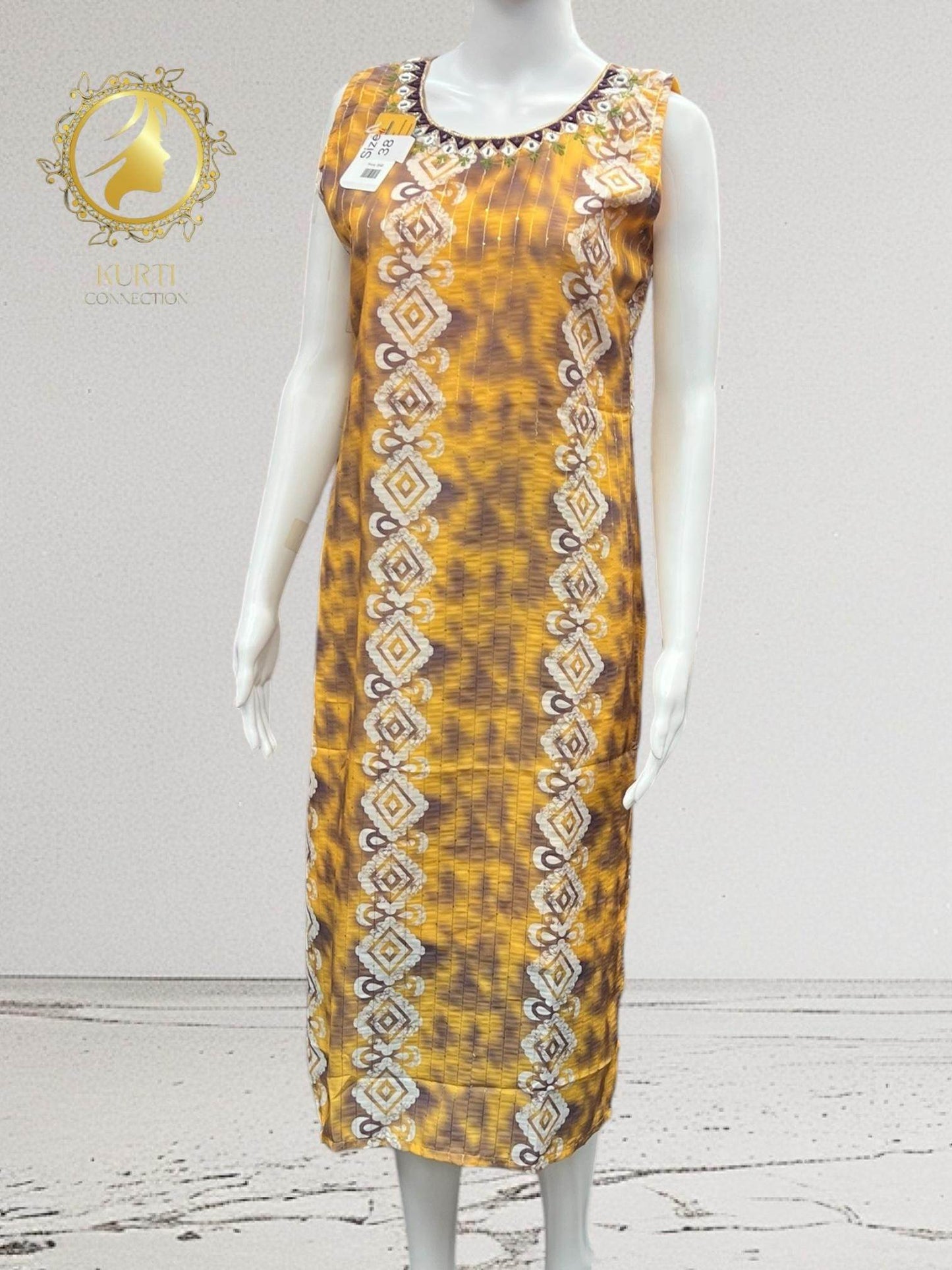 Batik print georgette Kurti