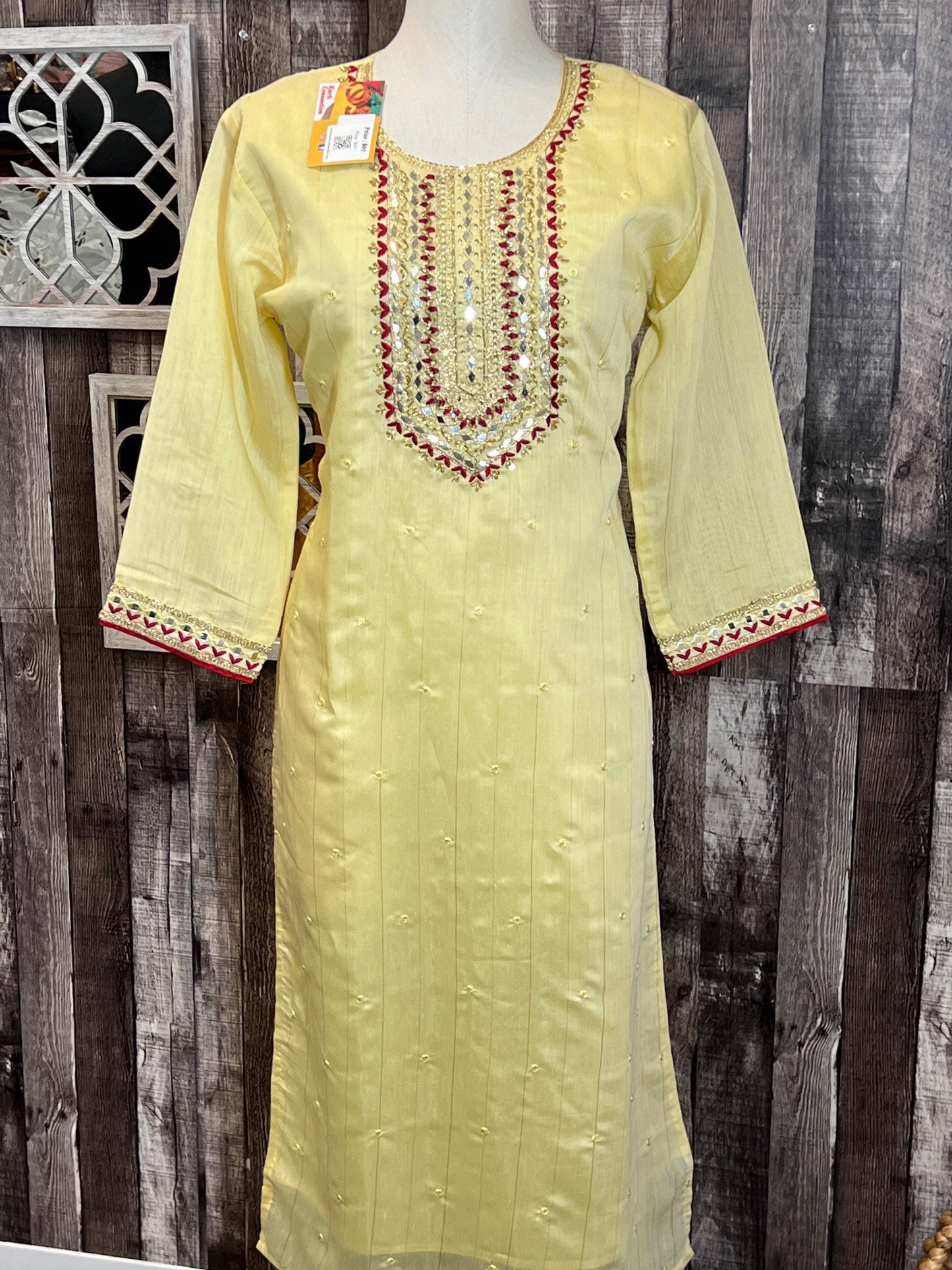 Chanderi silk kurti