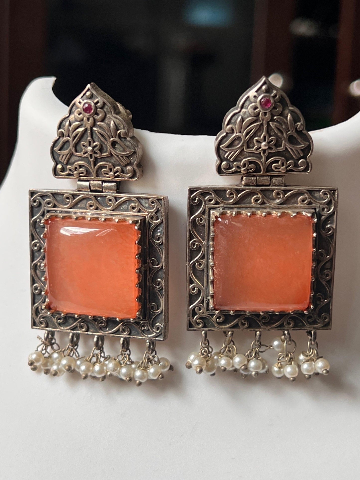 92.5 silver earrings