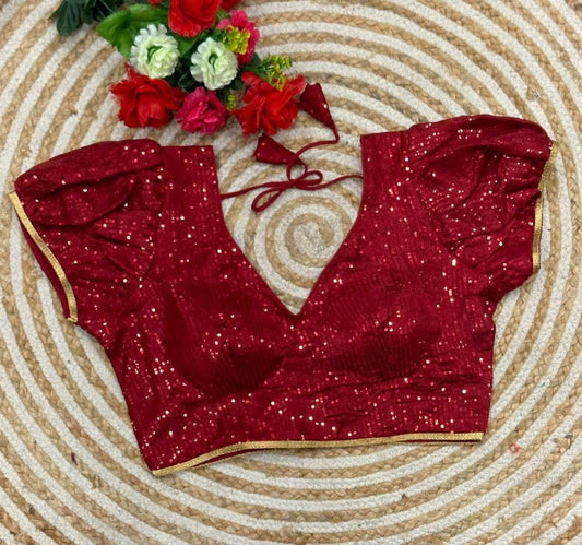 3306 sequin blouses | readymade blouse for saree