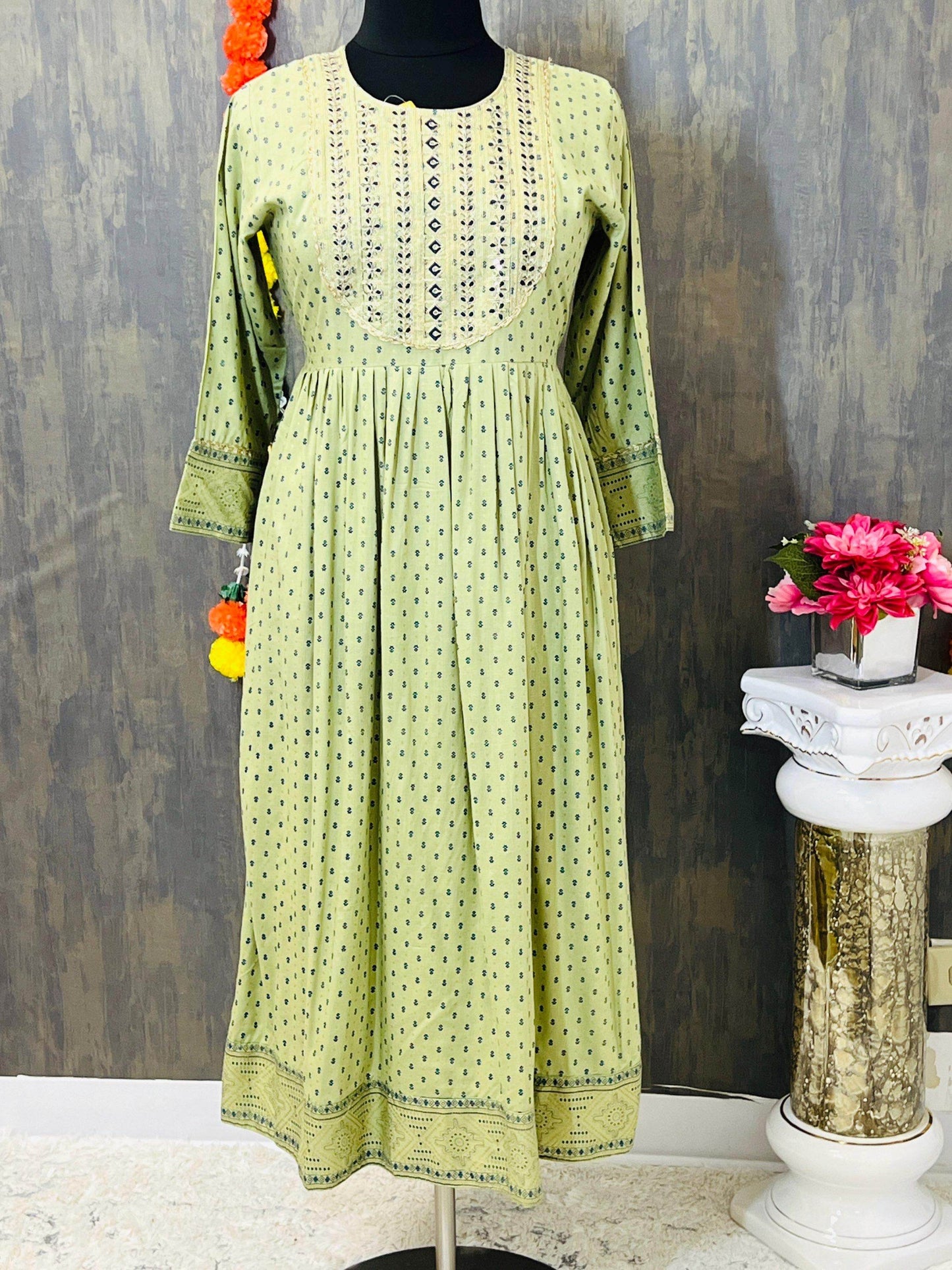 Cotton long kurti