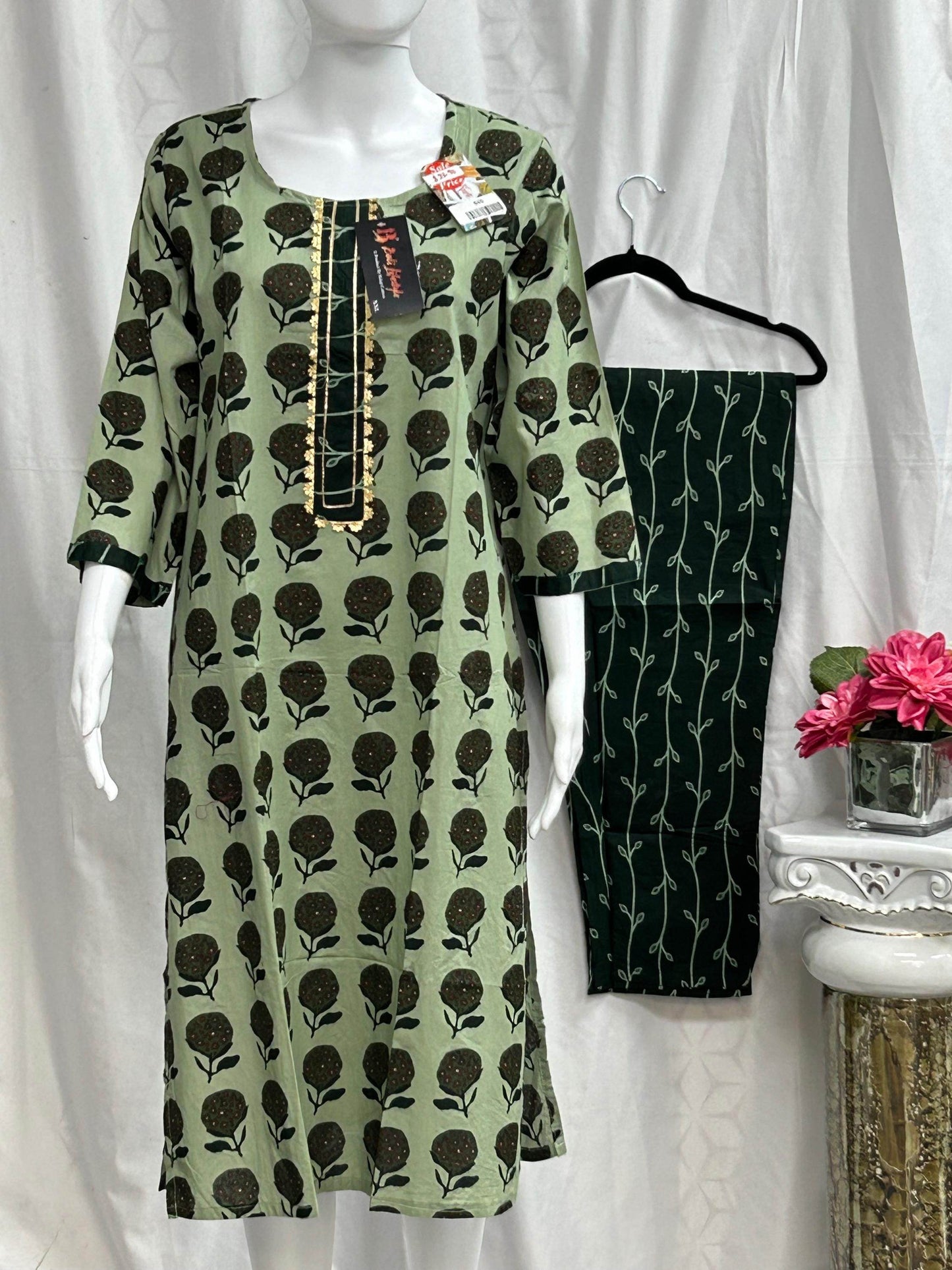 Cotton Kurti pant set
