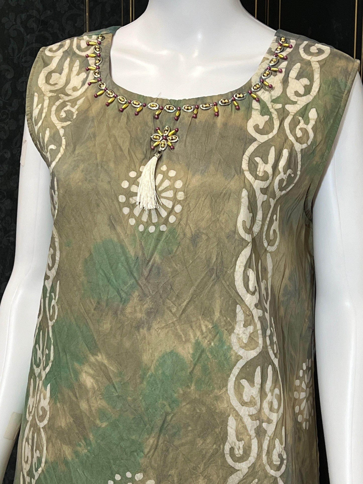 Batik print kurti