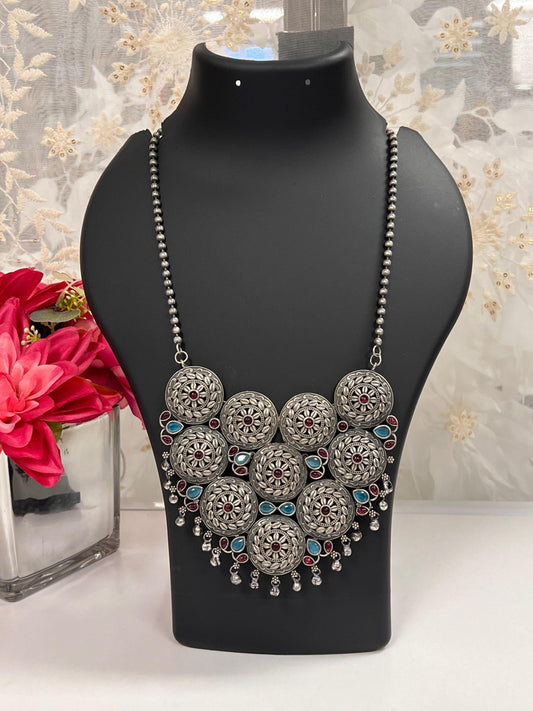 Banjara necklace  | oxidized silver jewelry