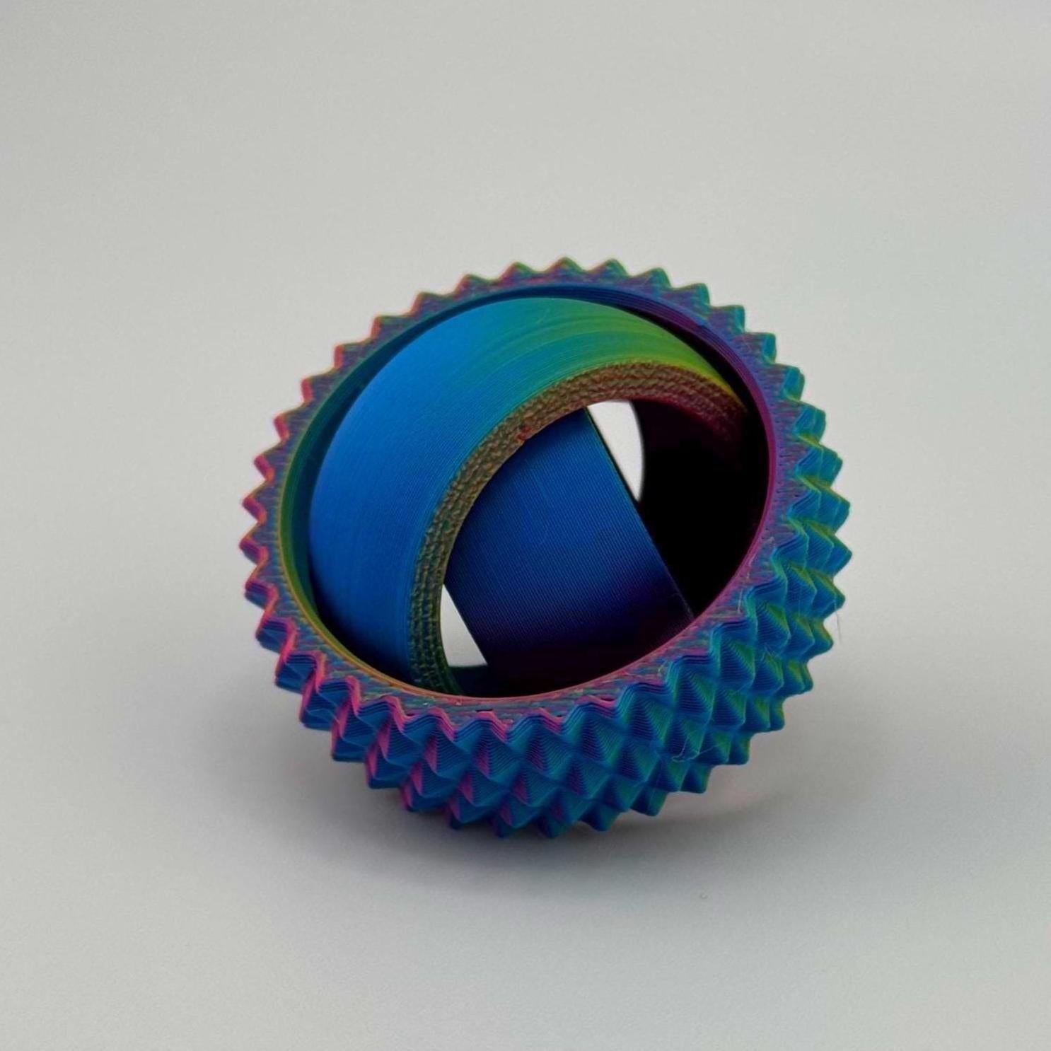 Multi Color Spiky Gyro Fidget Spinner - Concordia Style Boutique