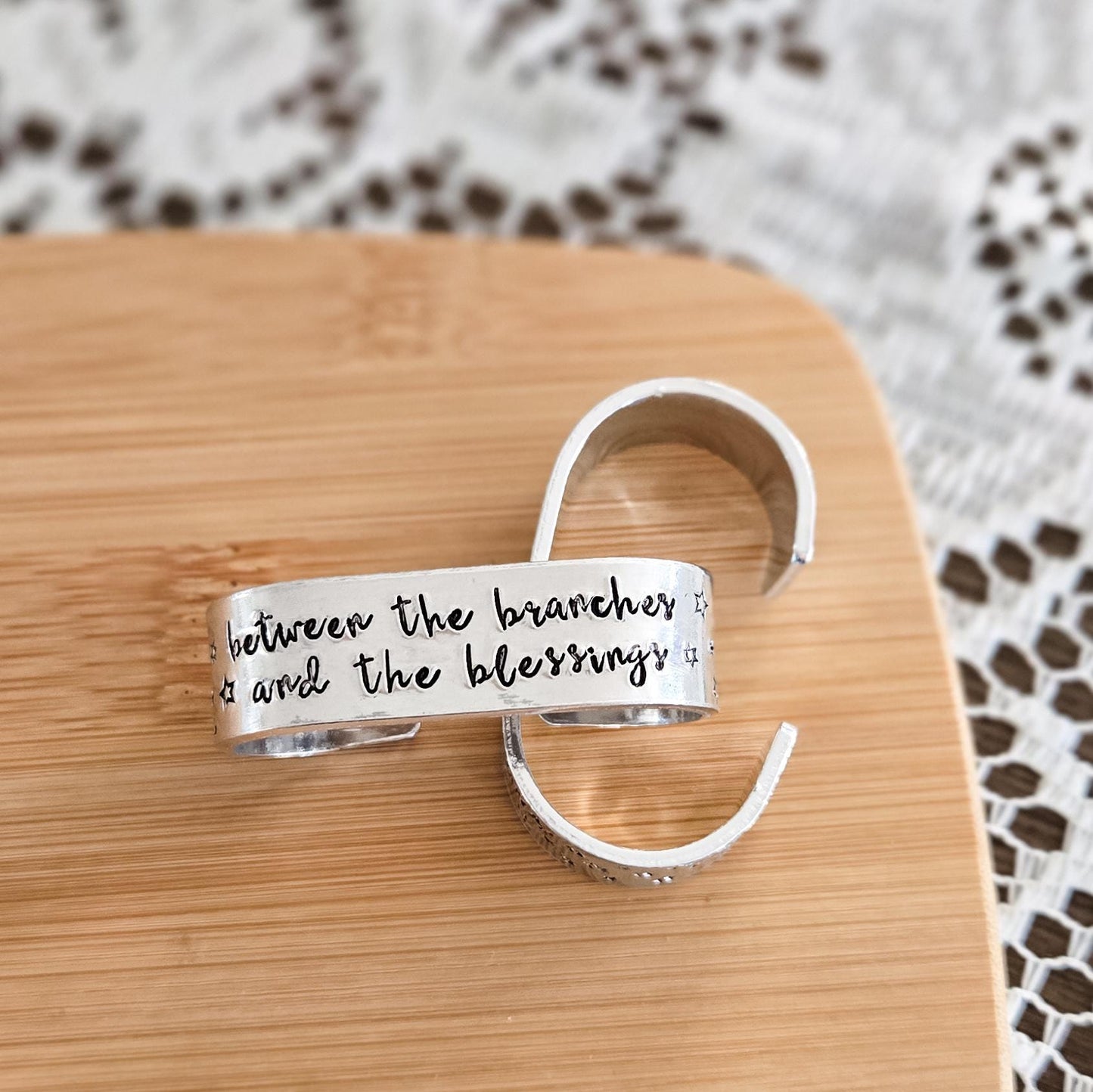 Celestial Sukkot Handcrafted Silver Napkin Rings