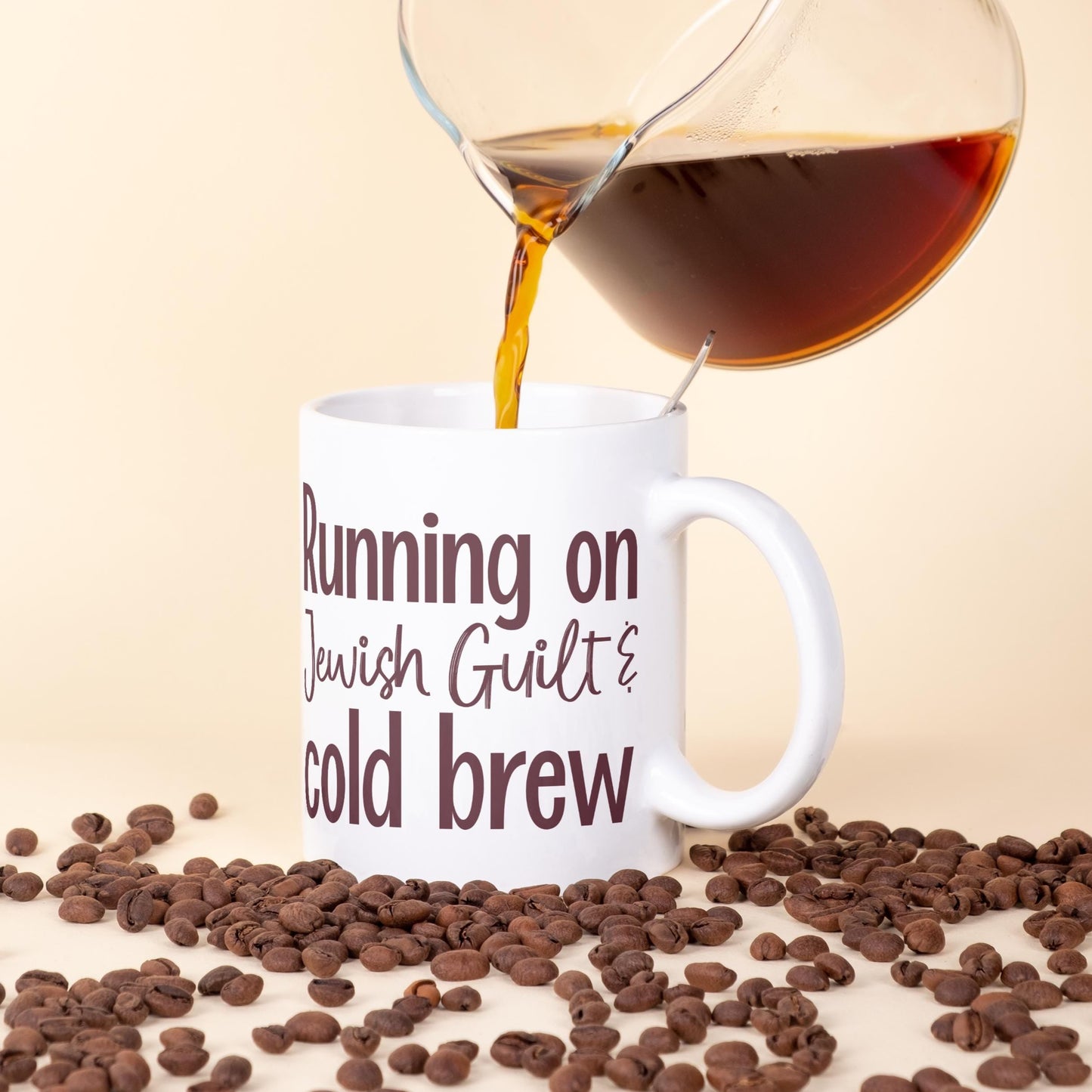 Running on Jewish Guilt and Cold Brew Coffee Mug