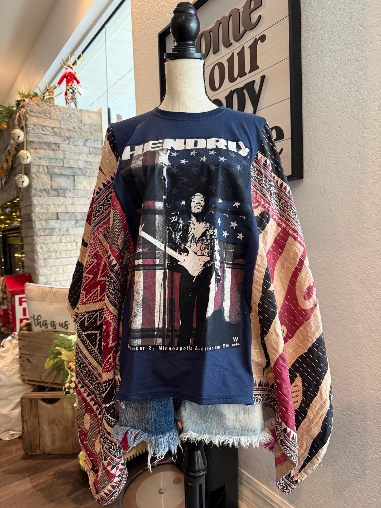 Butterfly Top/Poncho “Jimi Hendrix