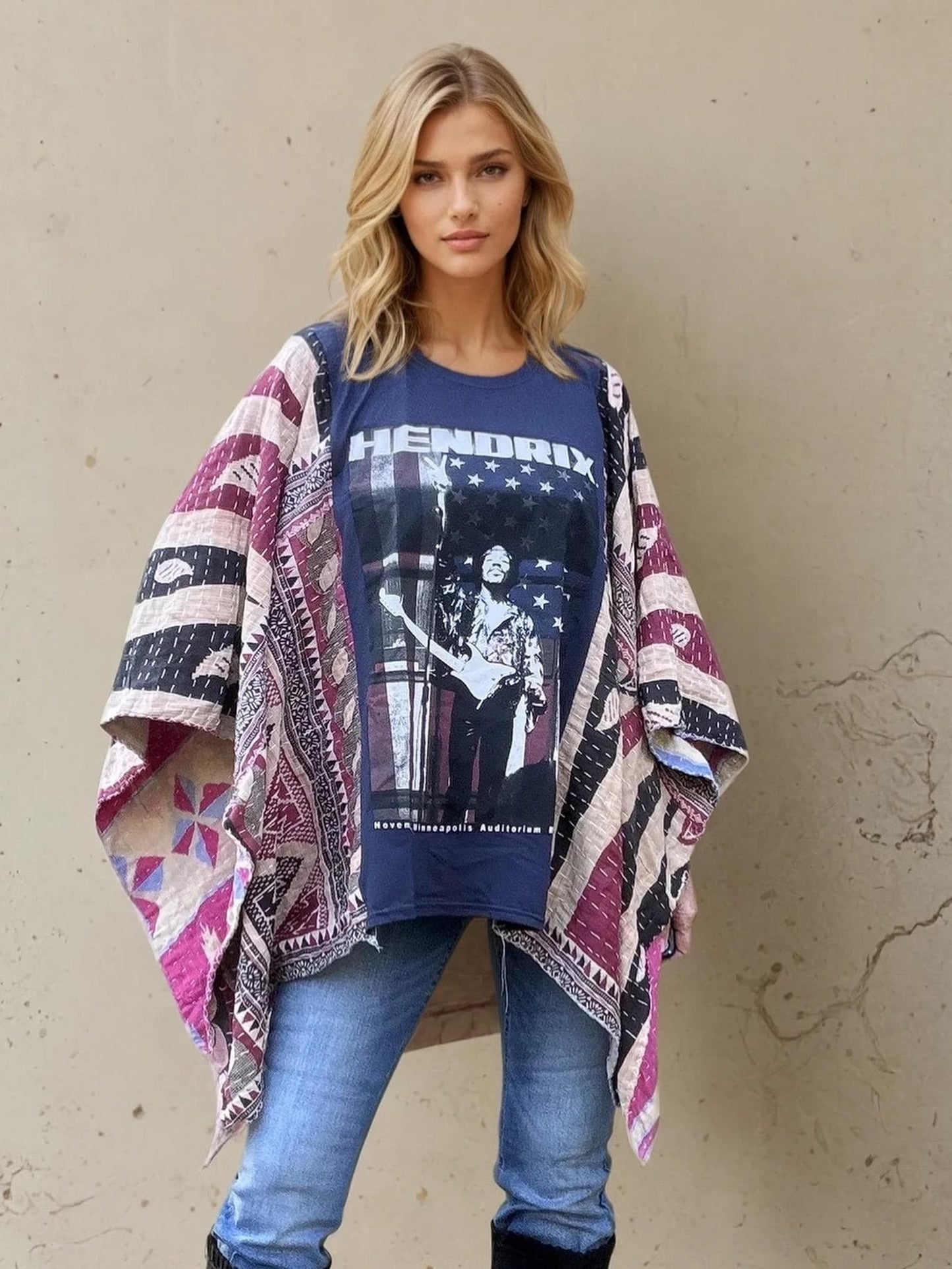 Butterfly Top/Poncho “Jimi Hendrix