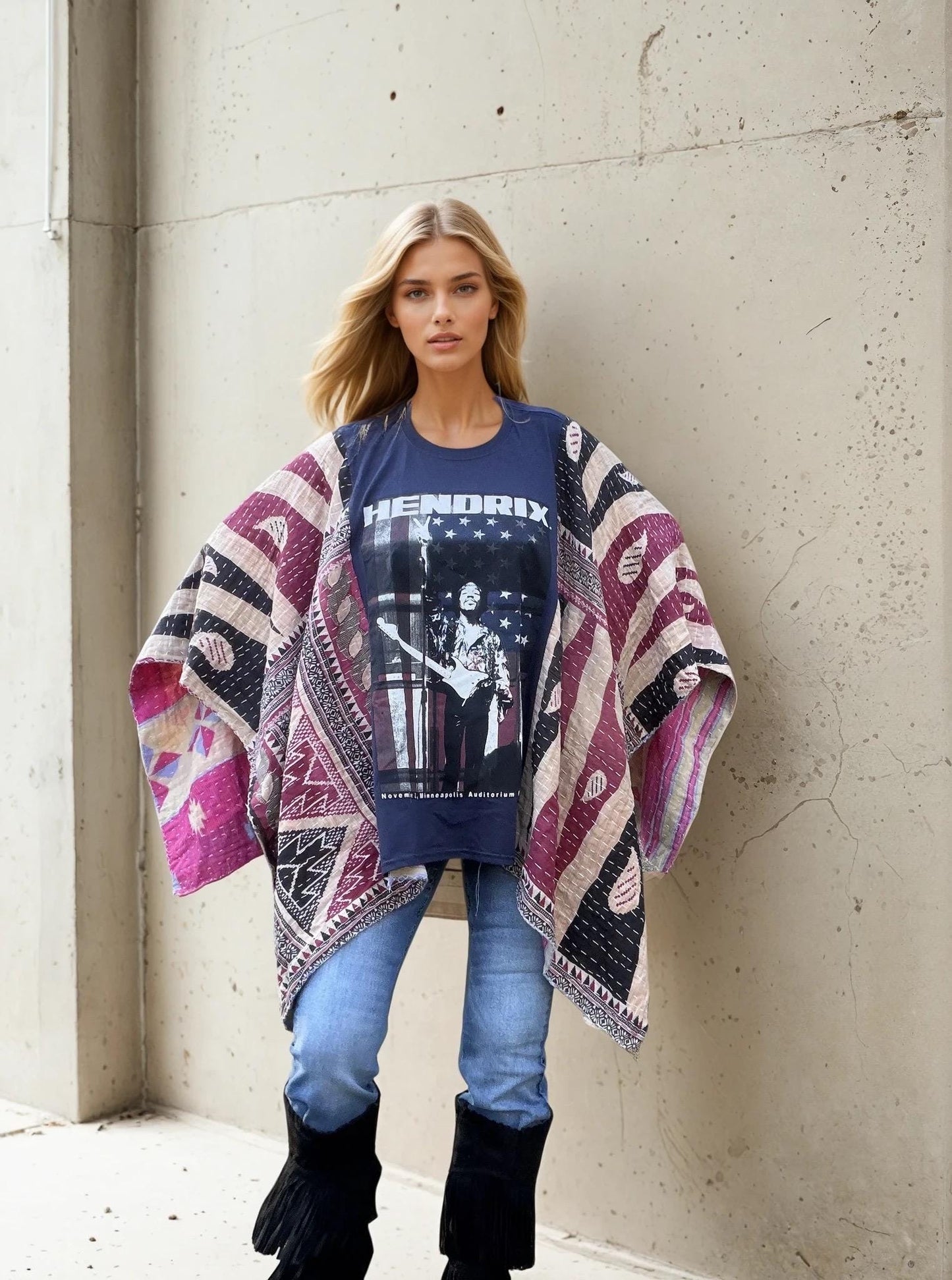 Butterfly Top/Poncho “Jimi Hendrix