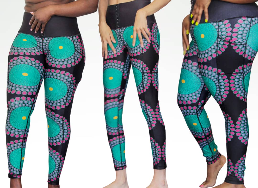 Ola High waist trainer leggings with pockets No slip waist band - Concordia Style Boutique