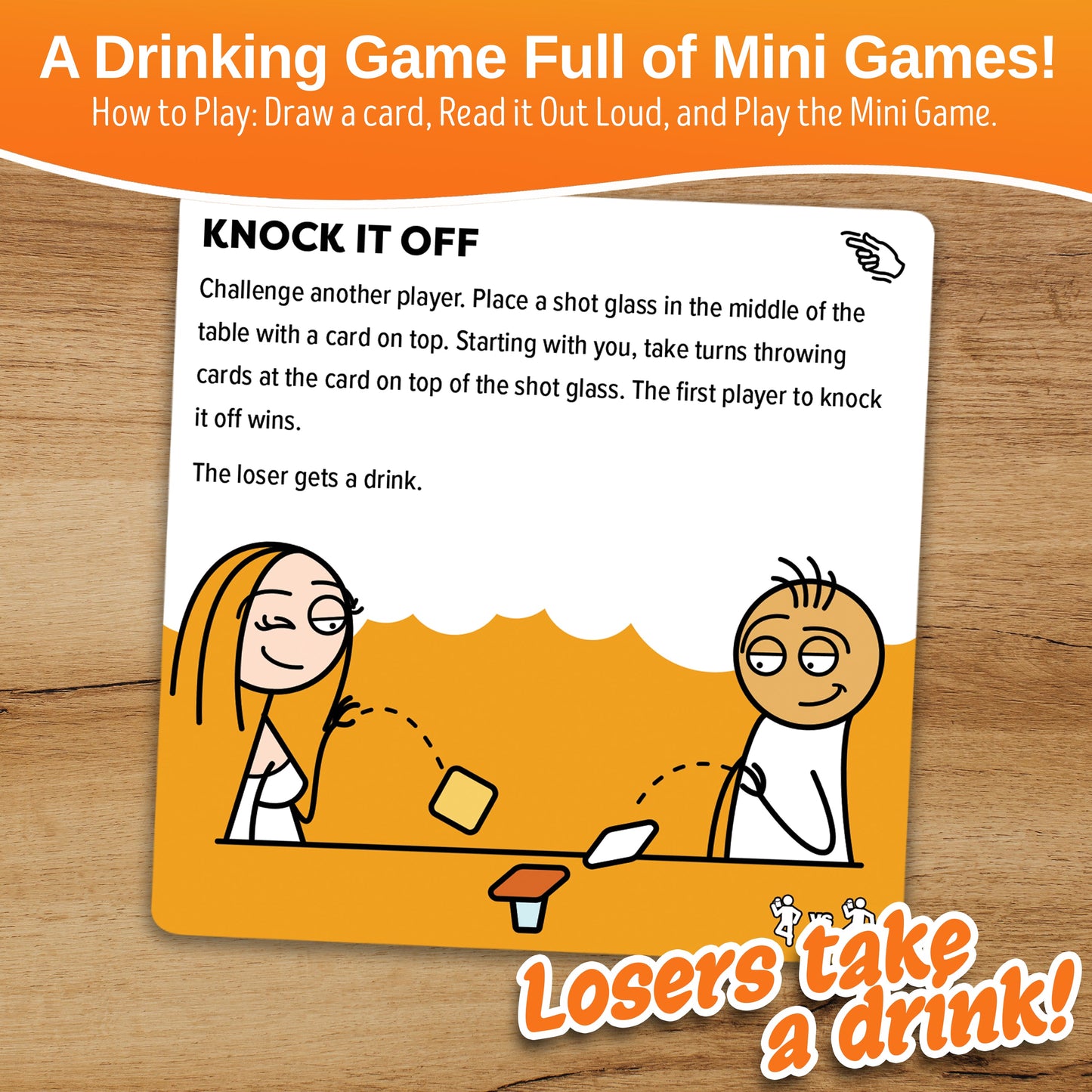 The Drinking Game Game - A Collection of Fun Adult Mini Games for Parties - Concordia Style Boutique