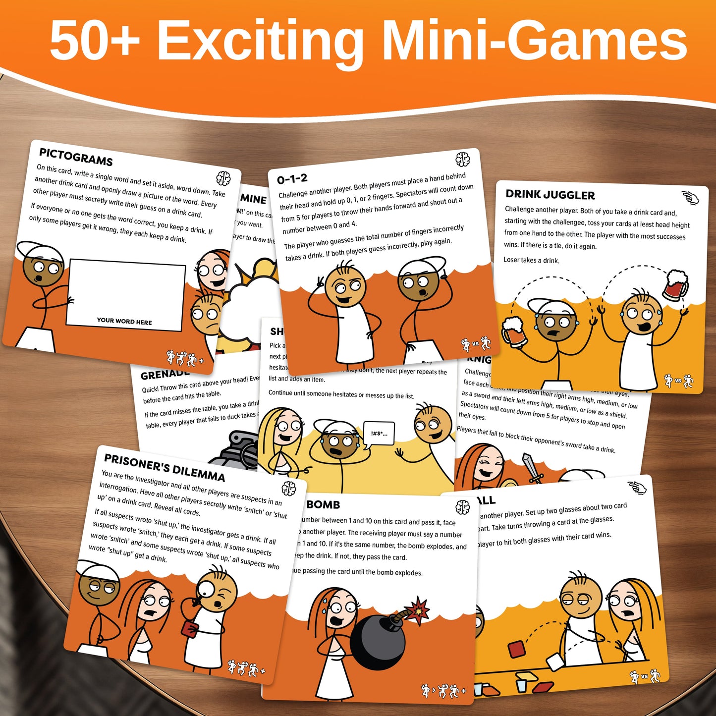 The Drinking Game Game - A Collection of Fun Adult Mini Games for Parties - Concordia Style Boutique
