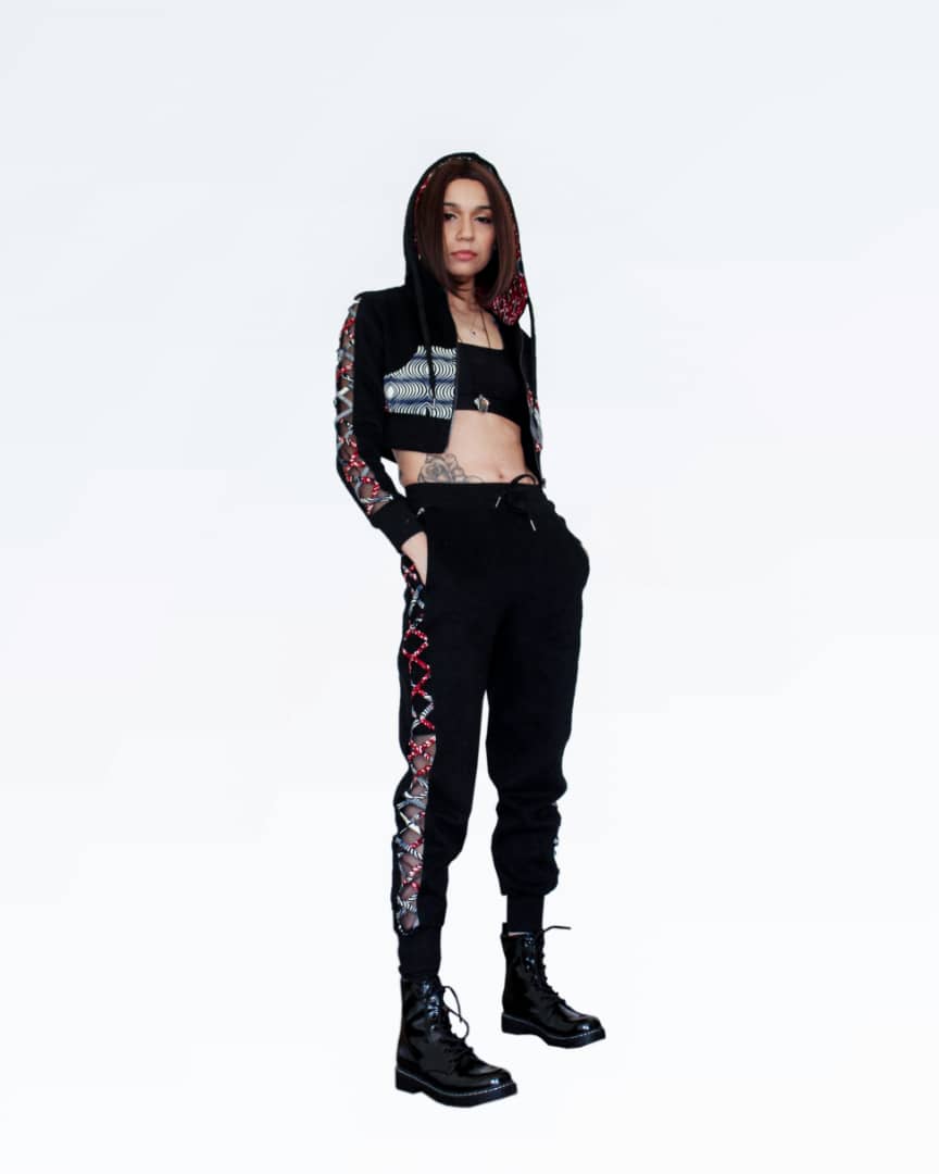 Awa Mesh Joggers Pants | African print joggers - Concordia Style Boutique