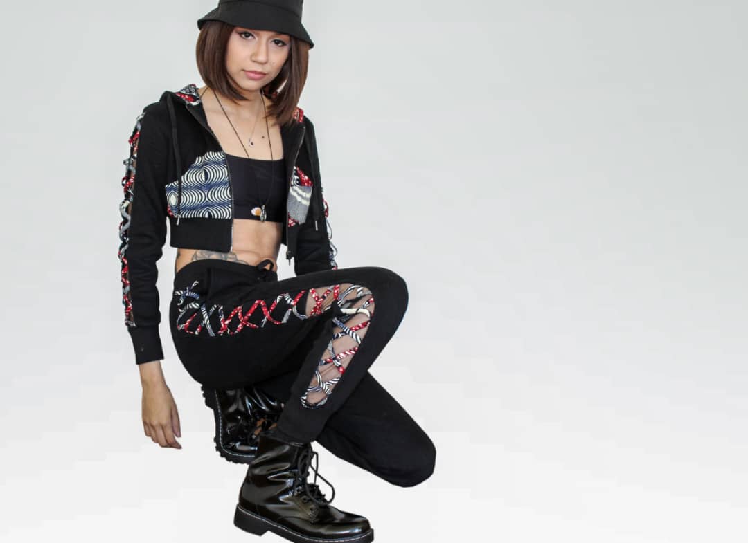 Awa Mesh Joggers Pants | African print joggers - Concordia Style Boutique