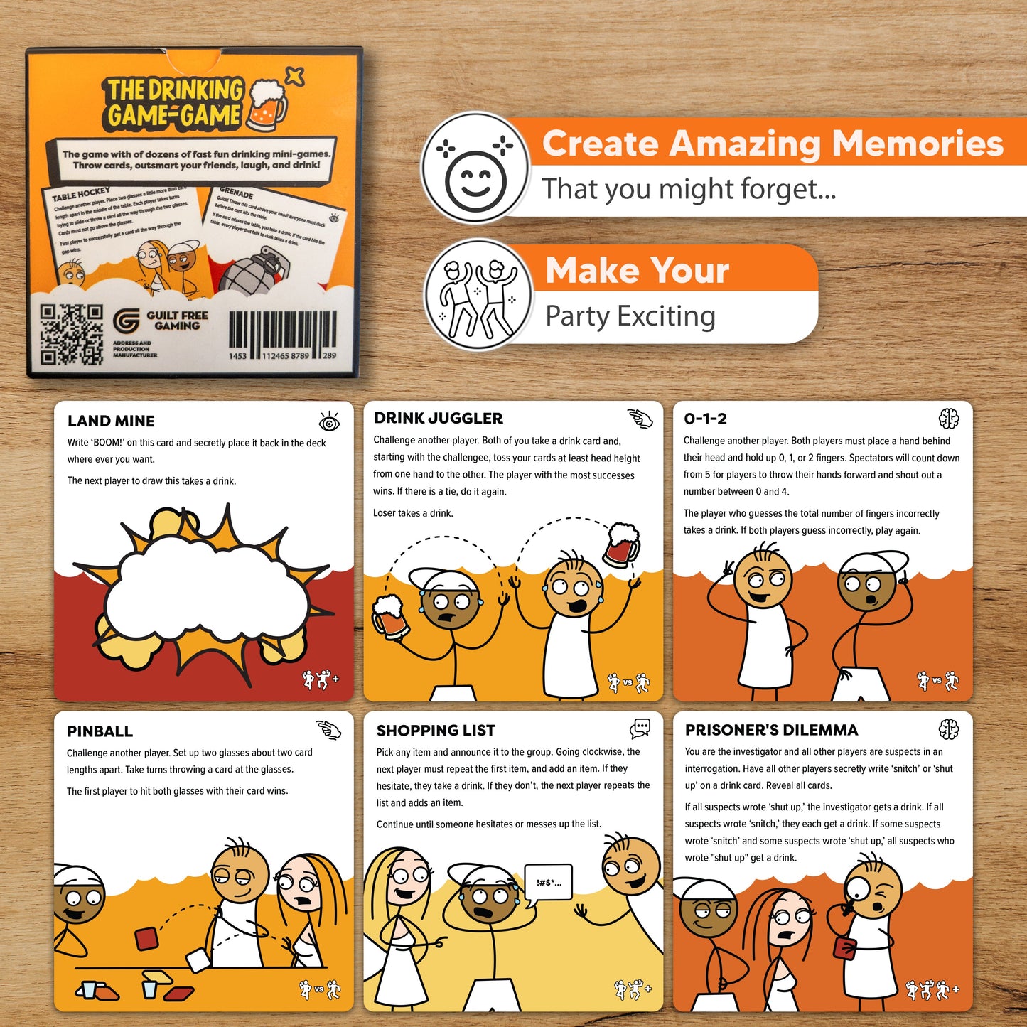 The Drinking Game Game - A Collection of Fun Adult Mini Games for Parties - Concordia Style Boutique
