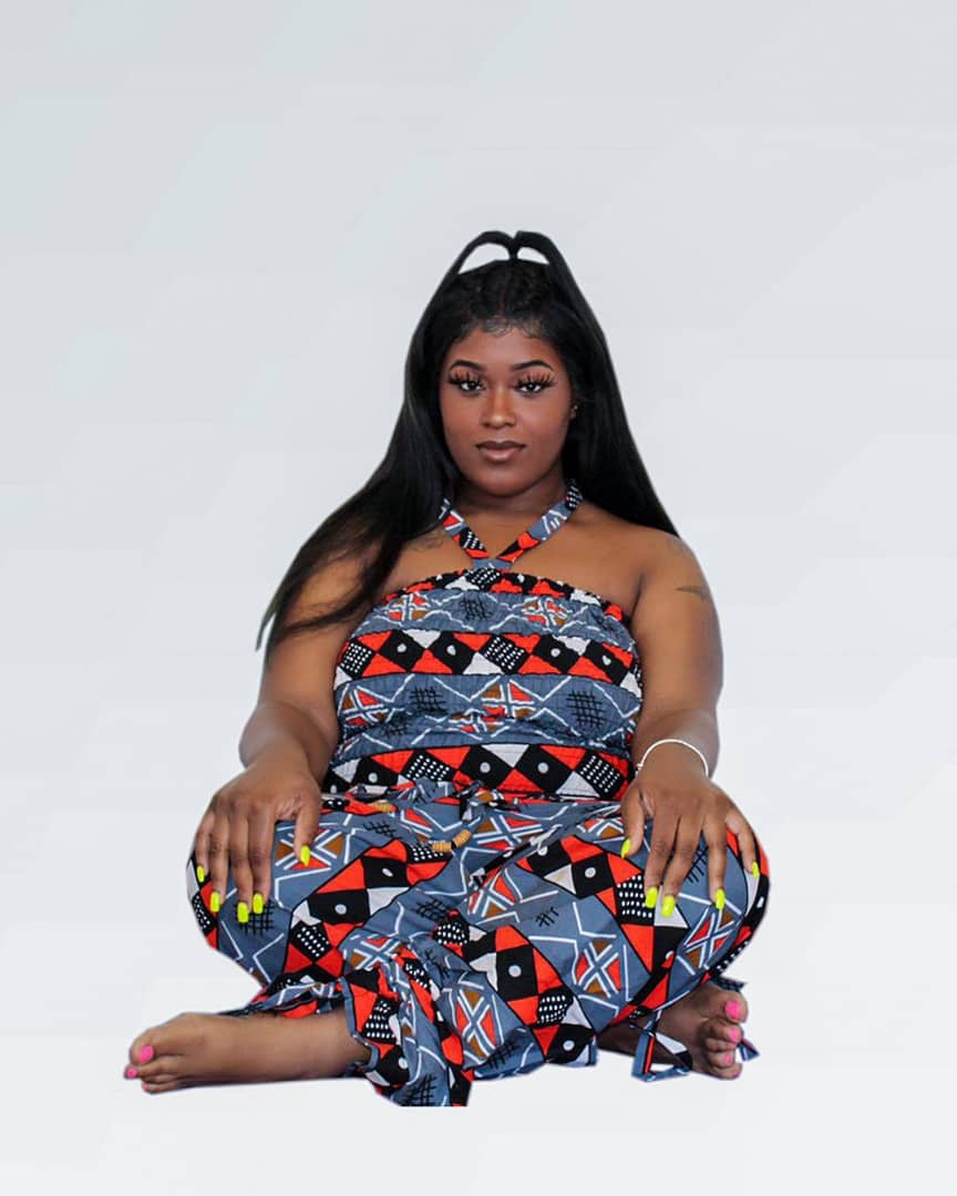 Multi-way Yoga jumpsuit - African print one piece - Concordia Style Boutique