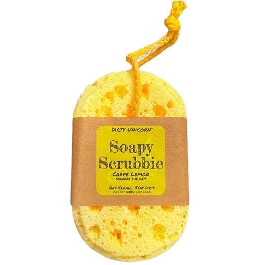 Carpe Lemon Soapy Scrubbie