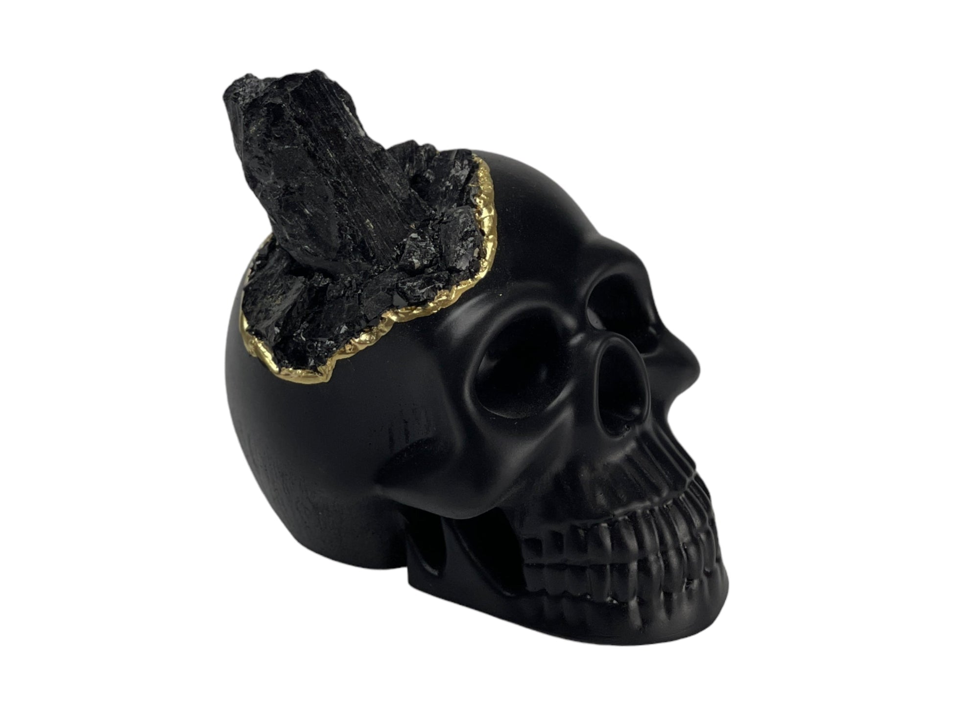Pyrite Skull Head (black) - Concordia Style Boutique