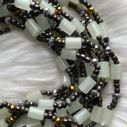 Glow in dark waist beads - Fluorescent waist beads - Concordia Style Boutique