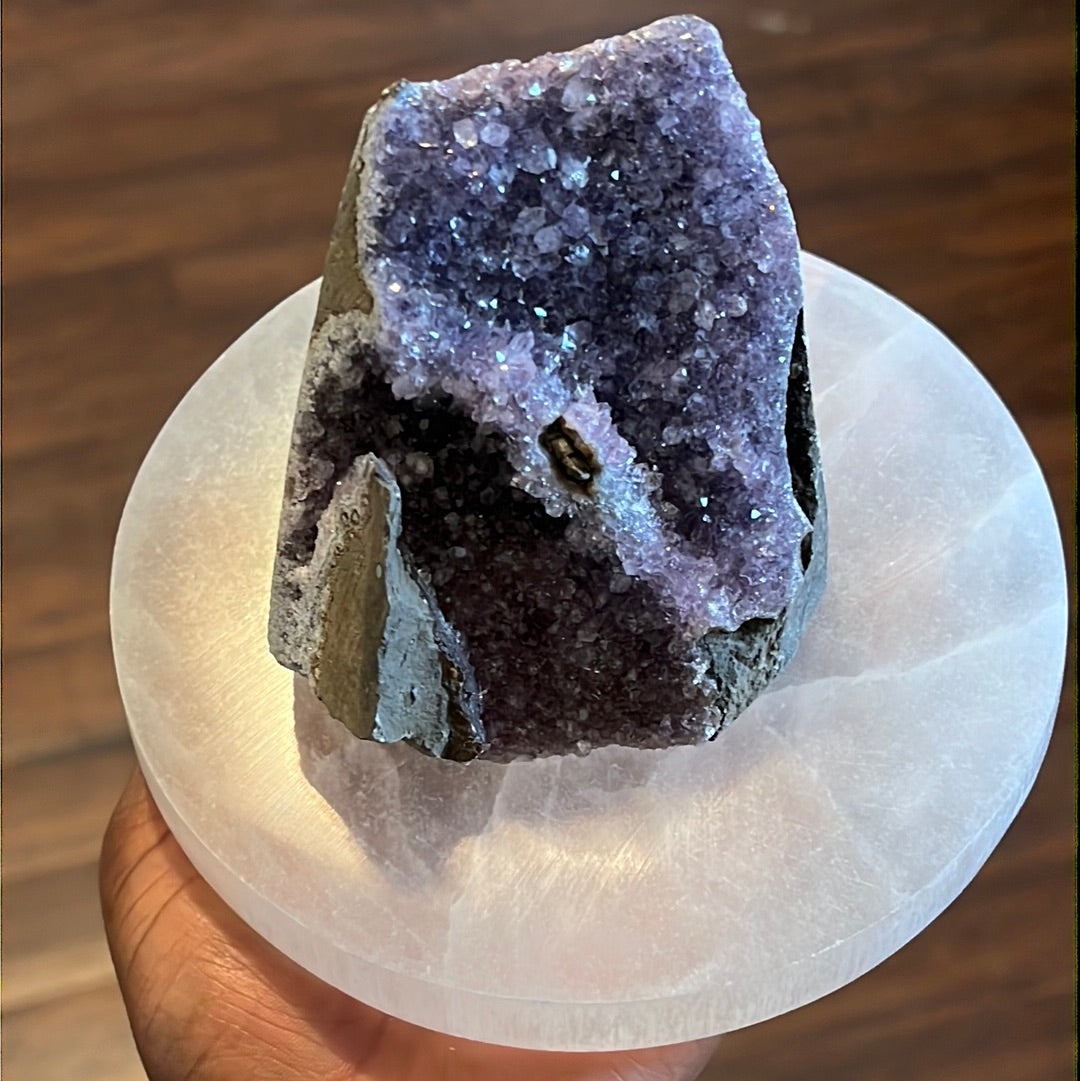 Selenite Charging Plate - Disk - Concordia Style Boutique