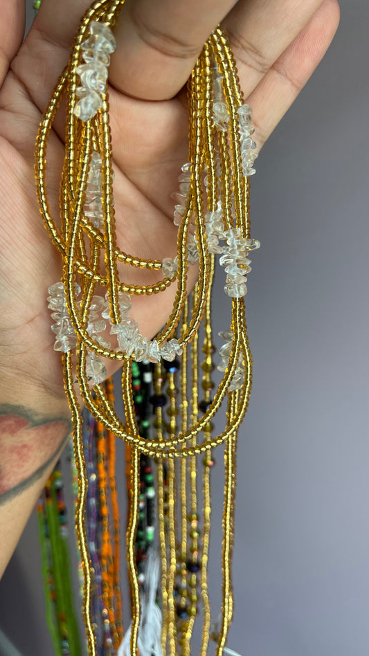 Crystal Quartz & Gold - Concordia Style Boutique