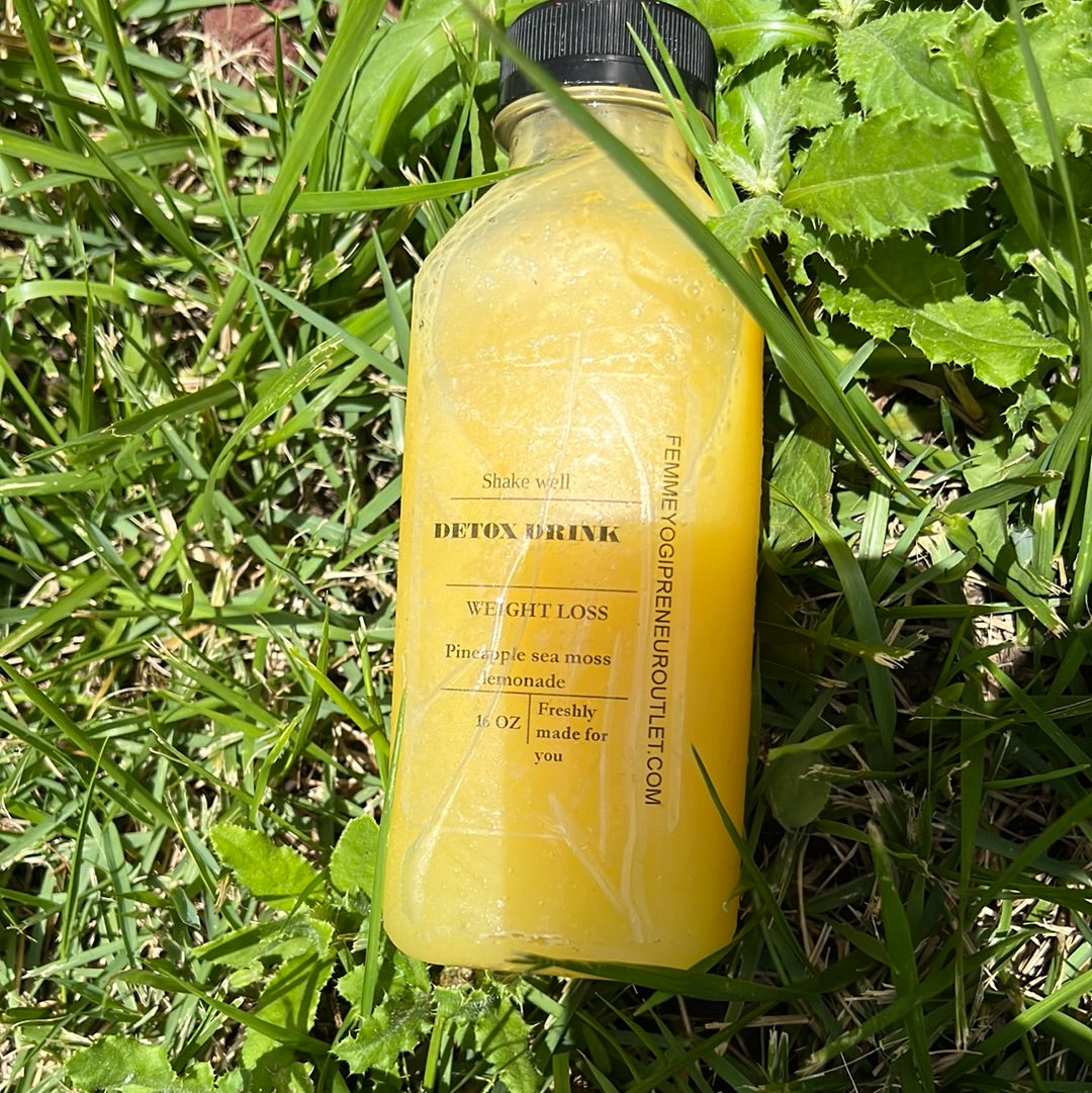 Pineapple Sea Moss Lemonade - Weight Loss Juice - Concordia Style Boutique