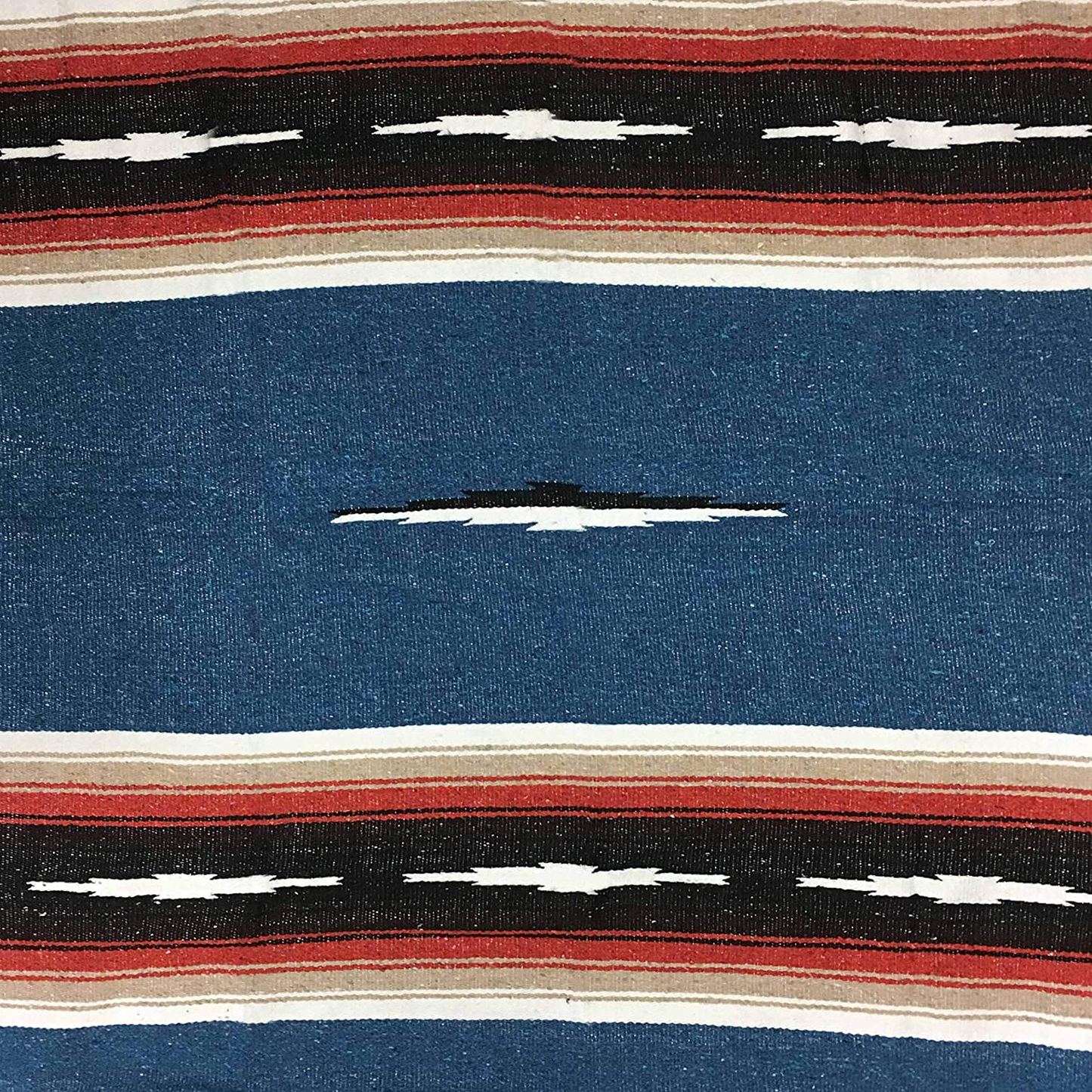 Harvest Moon Diamond Baja Blanket - Blue - Concordia Style Boutique