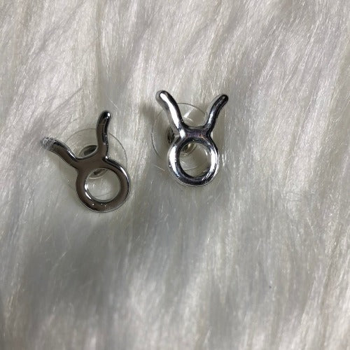 Silver Zodiac signs earrings- Minimalist Birthday gifts - Concordia Style Boutique