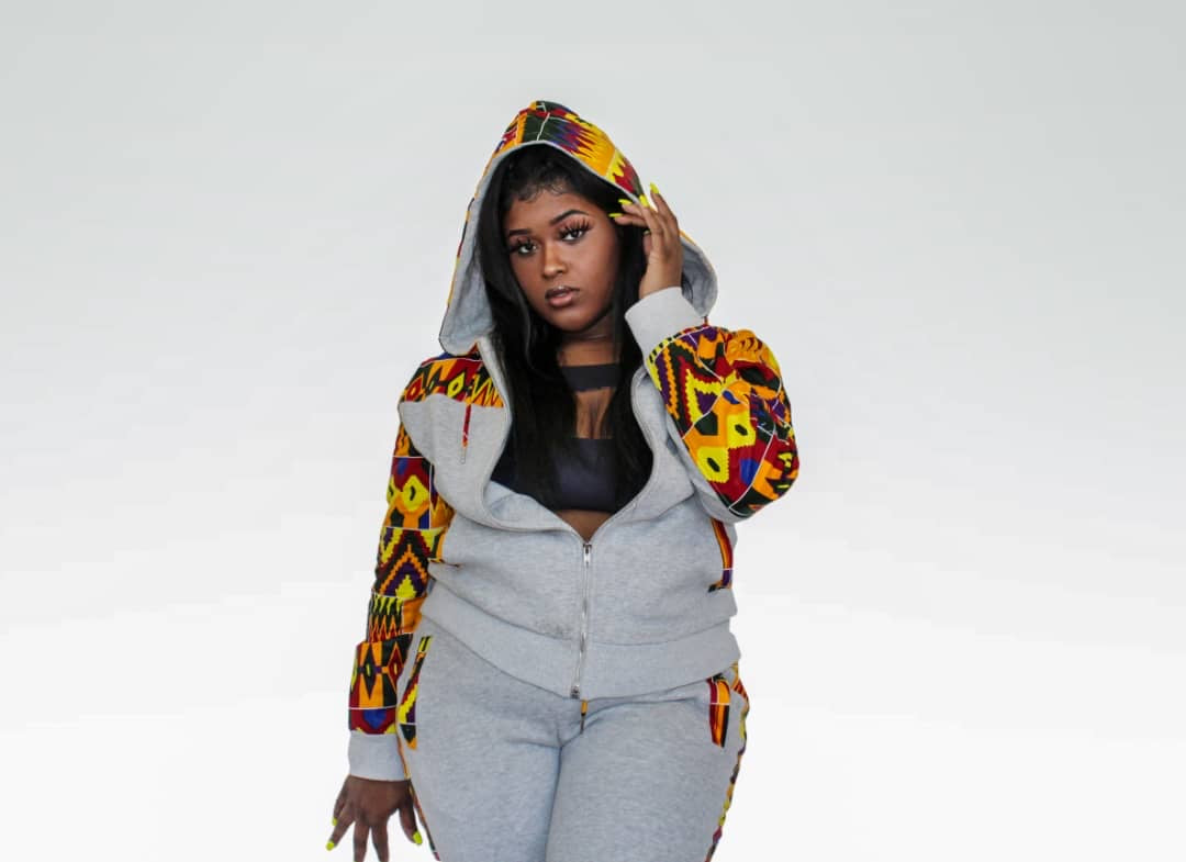African print joggers | Grey sweatpants - Concordia Style Boutique