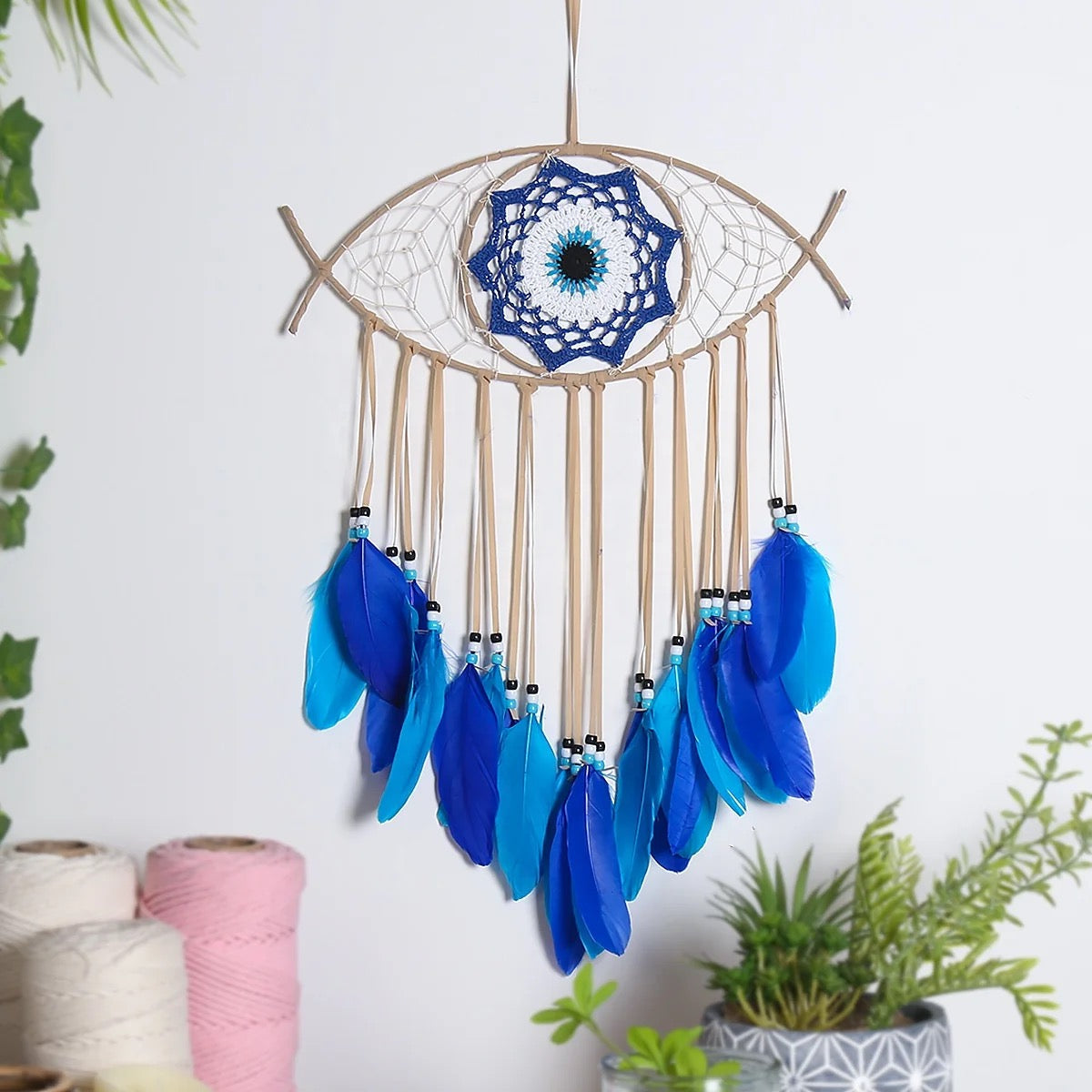 Evil Eye Dreamcatcher for Bedroom Decoration  - Concordia Style Boutique
