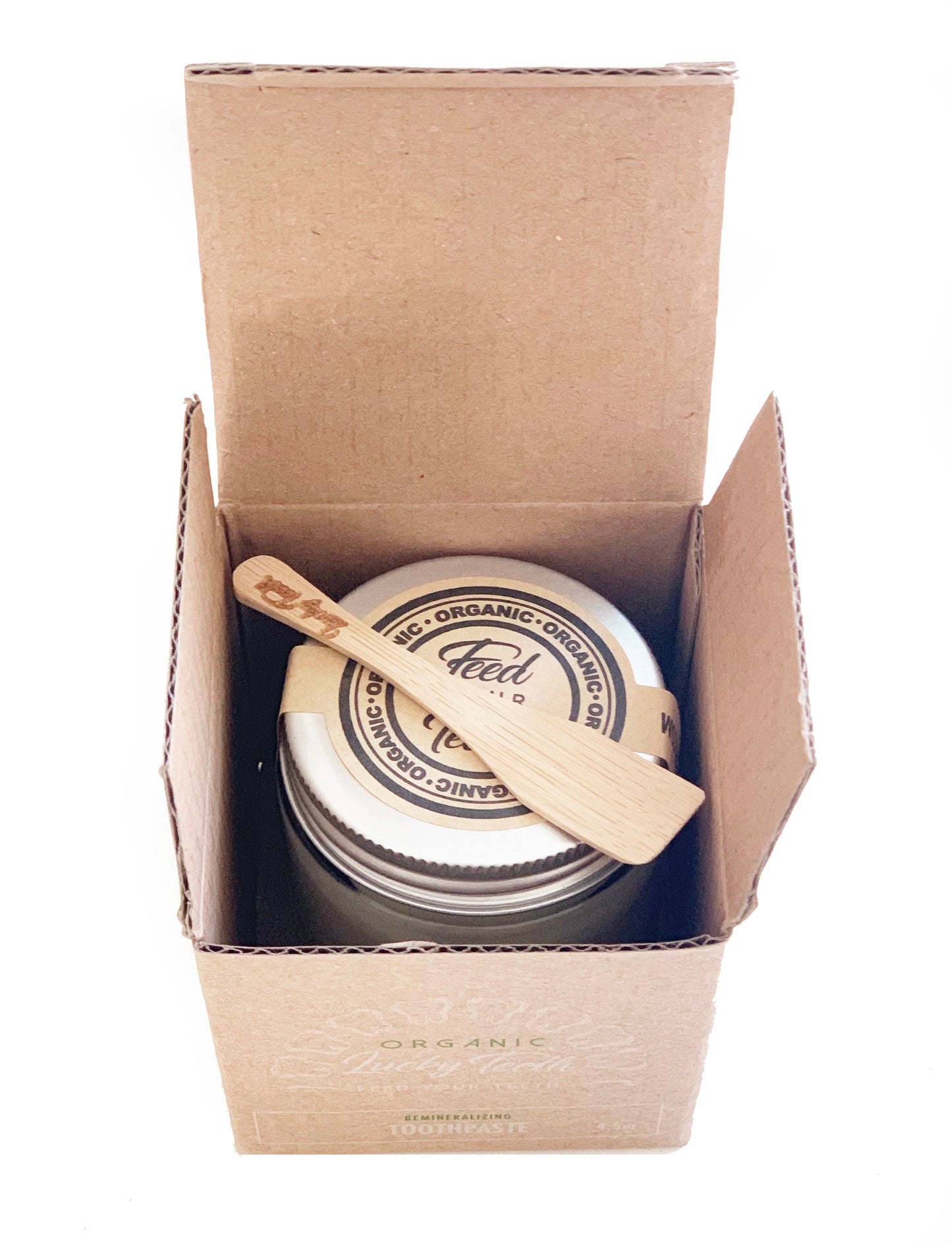 Organic Remineralizing Toothpaste in Glass Jar - Fluoride Free Toothpaste