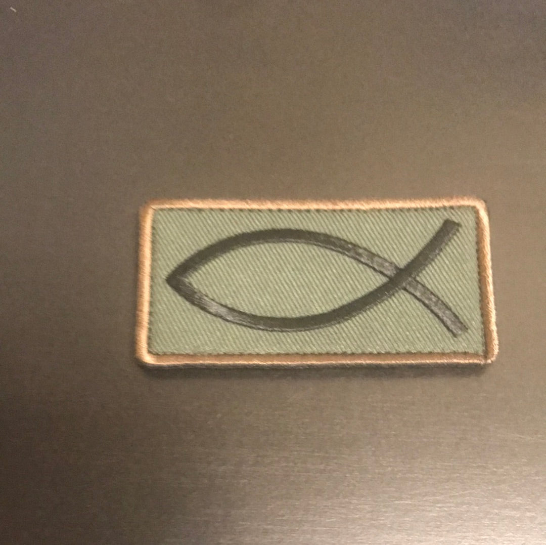 Christian fish Patch - Concordia Style Boutique
